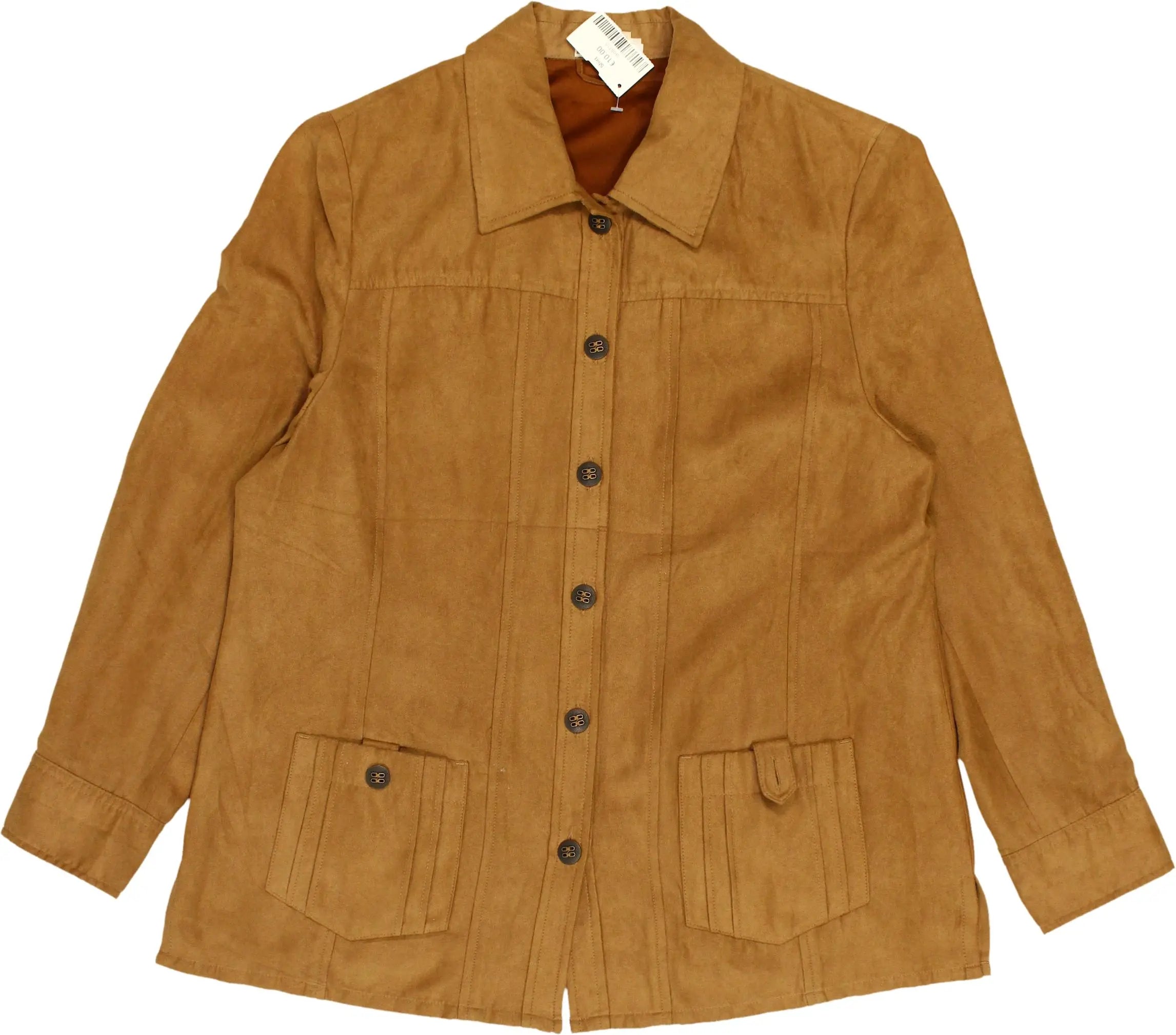 Atelier GS - Faux Suede Jacket- ThriftTale.com - Vintage and second handclothing