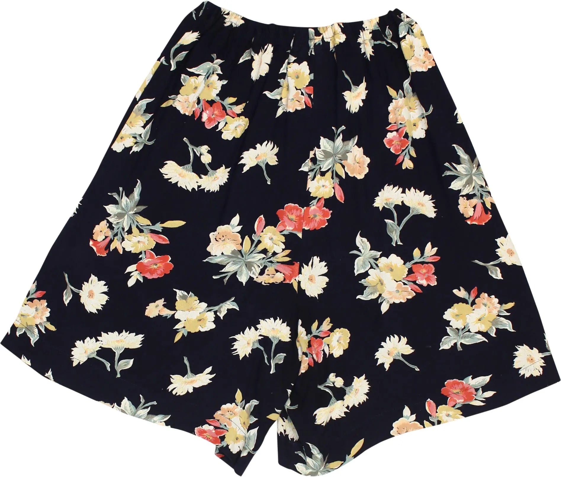 Atlanta - High Waisted Floral Shorts- ThriftTale.com - Vintage and second handclothing