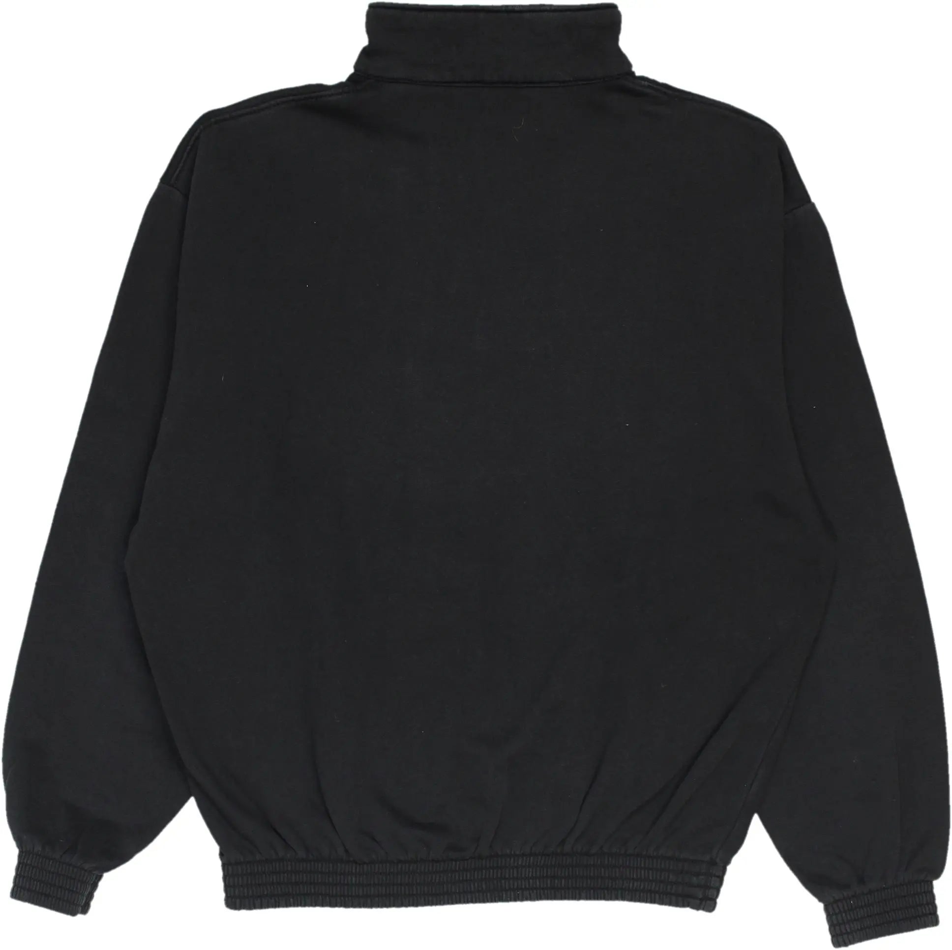 Australian by L'Alpina - Black Quarter Neck Zip Sweater- ThriftTale.com - Vintage and second handclothing