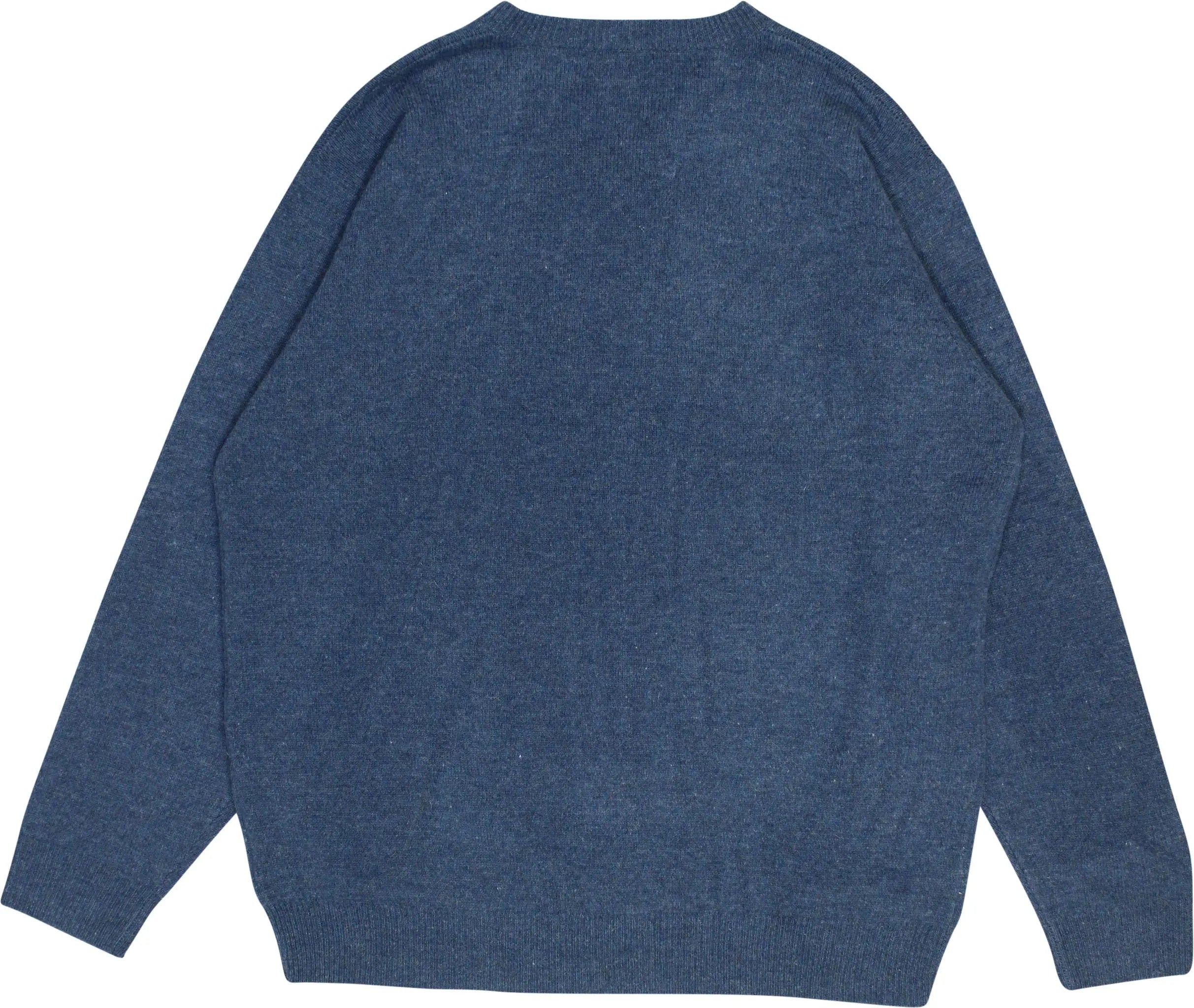 Authentic - Blue Wool Jumper- ThriftTale.com - Vintage and second handclothing