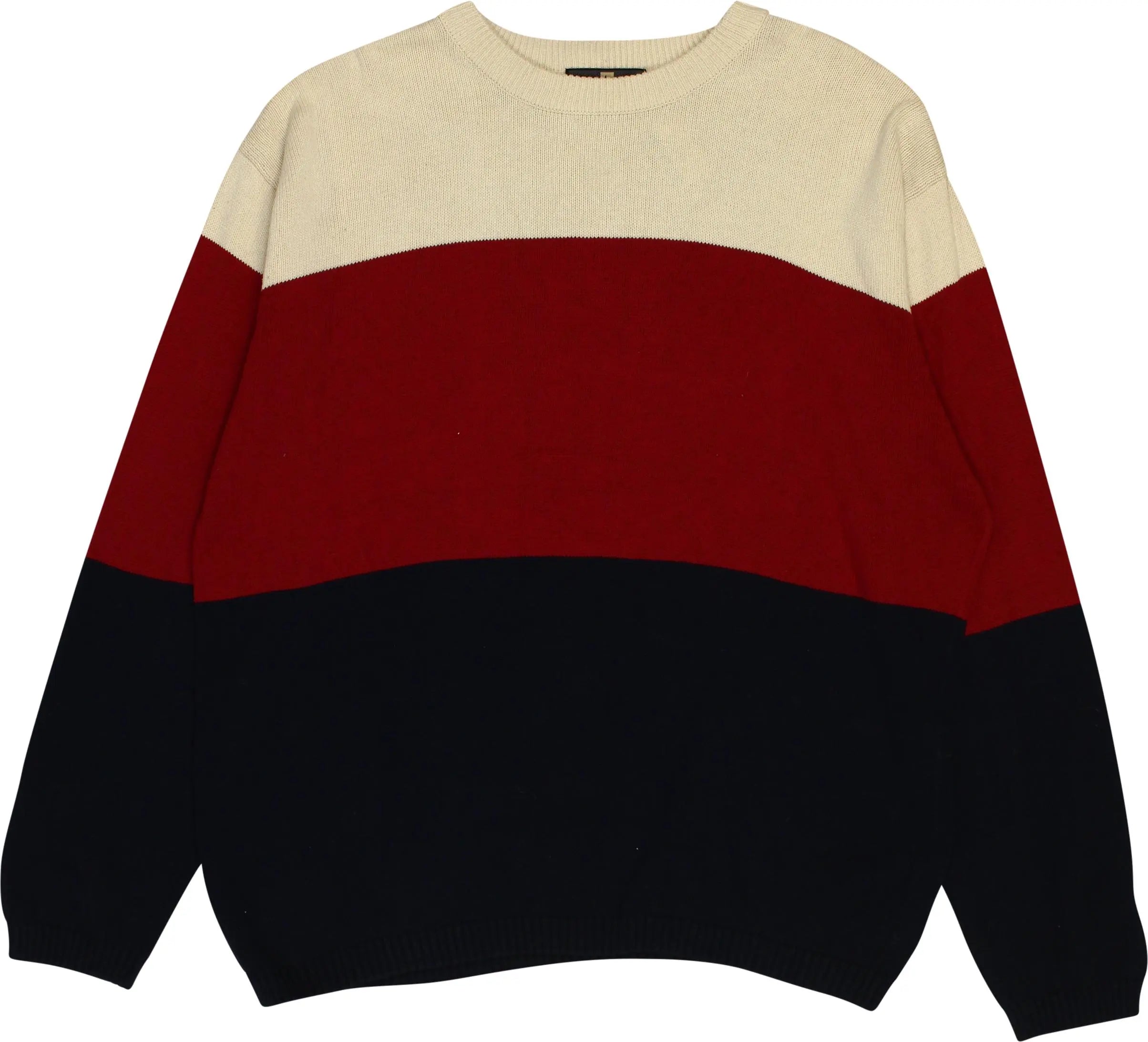 Authentic Wear - Color Blocking Jumper- ThriftTale.com - Vintage and second handclothing