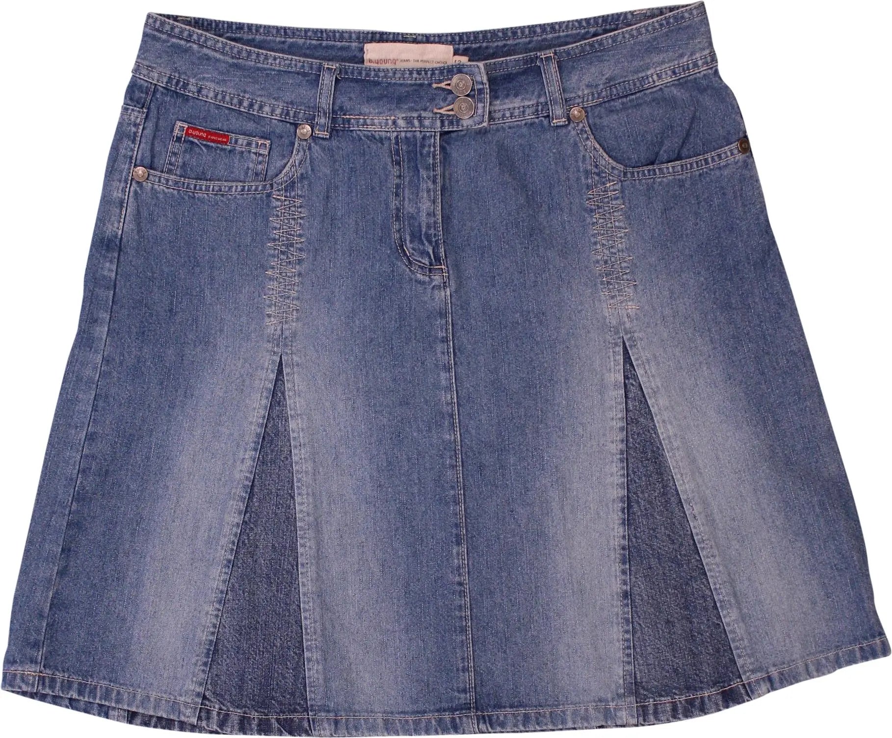 B. young - Denim Skirt- ThriftTale.com - Vintage and second handclothing