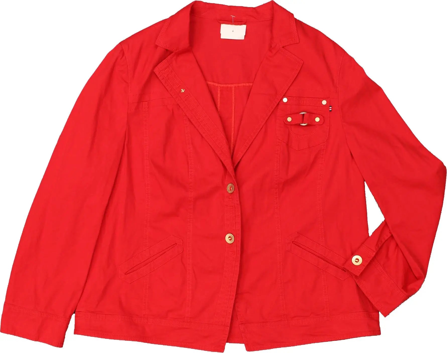 BASLER - Red Jacket by Basler- ThriftTale.com - Vintage and second handclothing