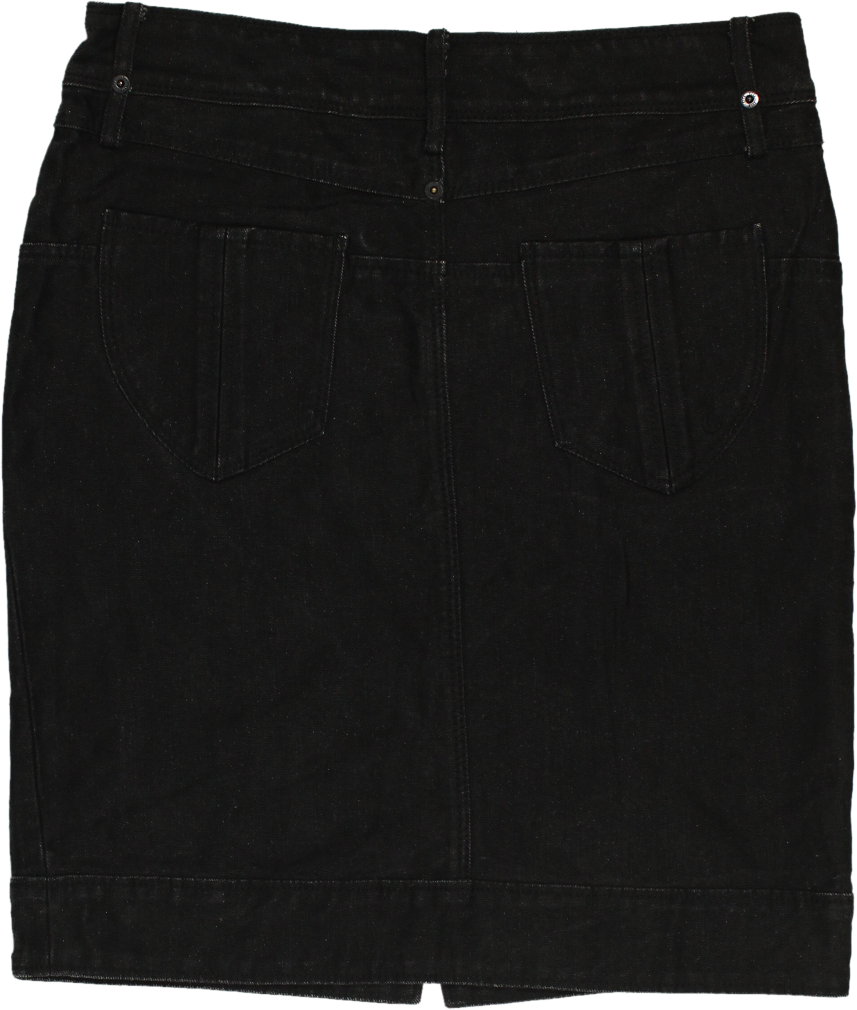 Elle - Denim Skirt- ThriftTale.com - Vintage and second handclothing