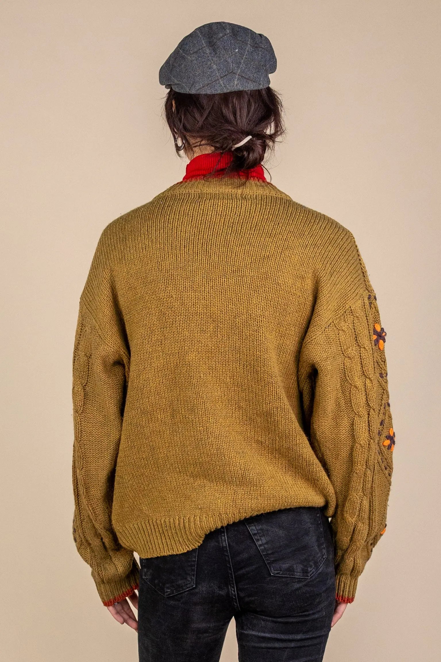 Vintage 80s Wool Blend Jumper ThriftTale