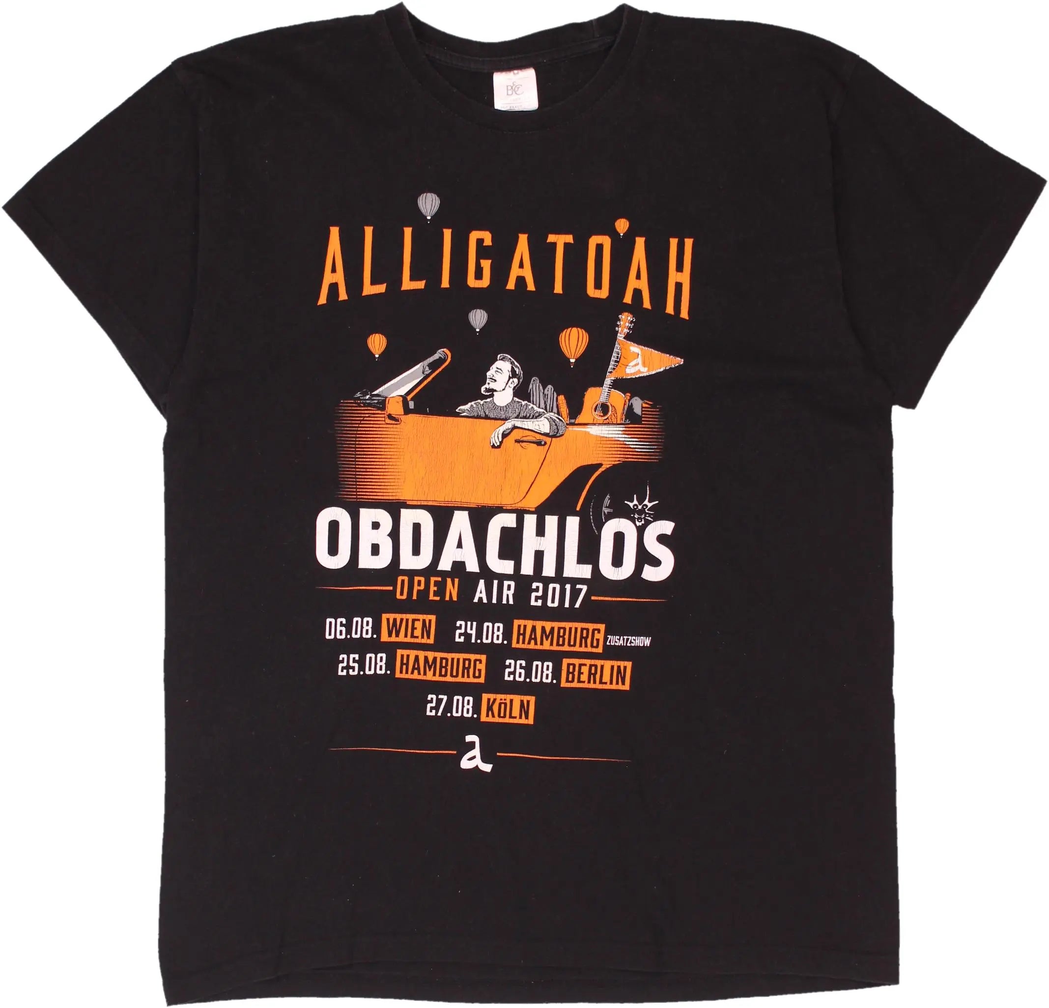 B&C - Obdachlos Open Air 2017 T-shirt- ThriftTale.com - Vintage and second handclothing