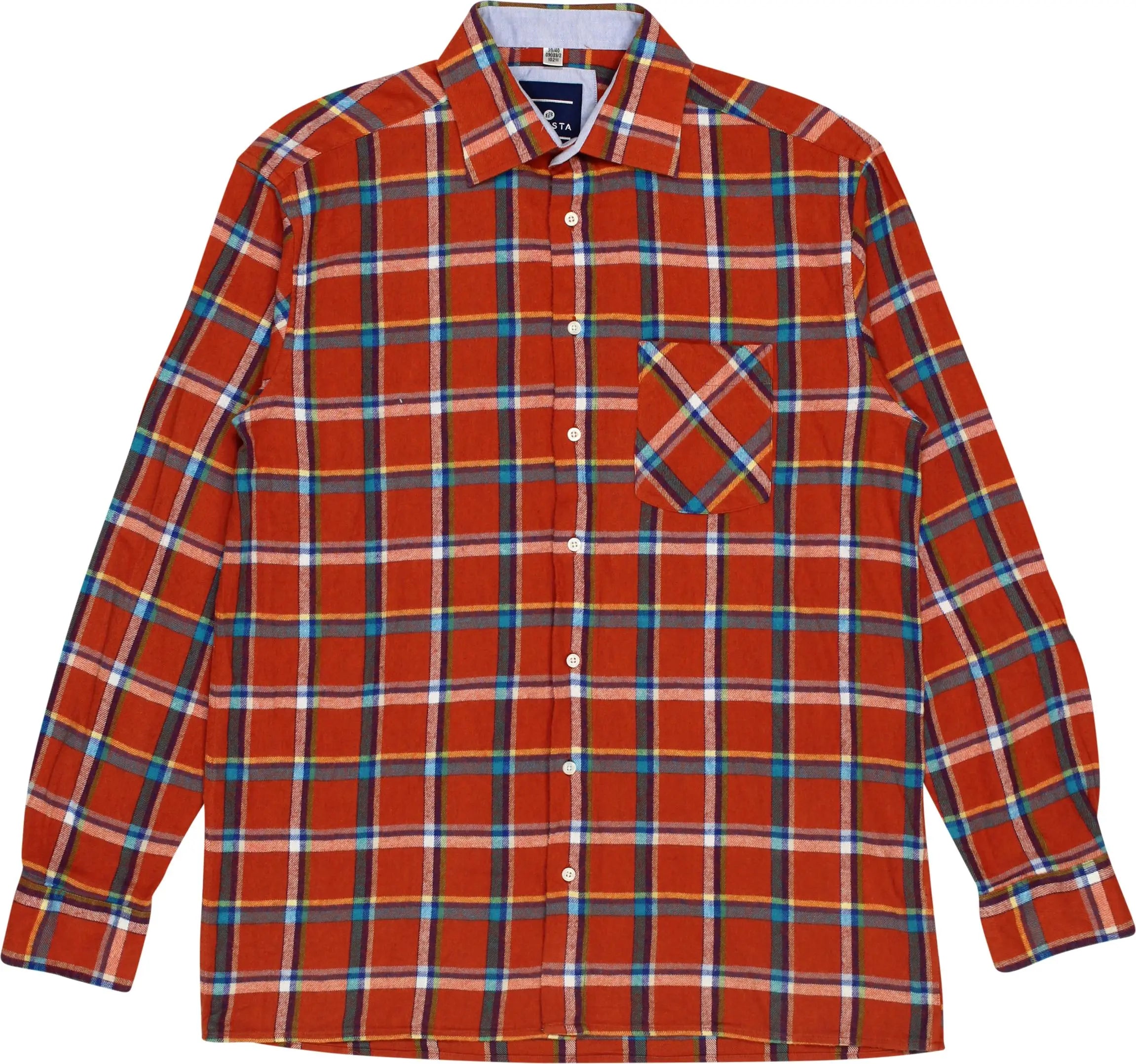 Babista - Checked Flannel- ThriftTale.com - Vintage and second handclothing