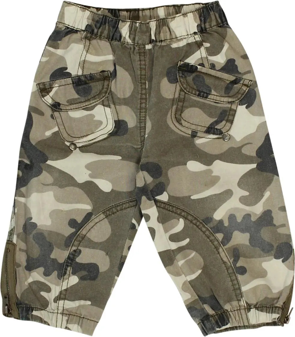 Baby Blue - Camouflage Trousers- ThriftTale.com - Vintage and second handclothing