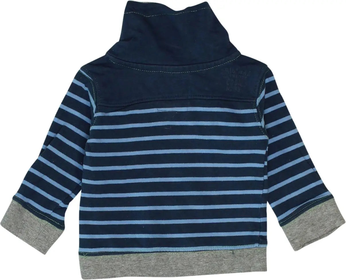 Baby Blue - Striped Sweater- ThriftTale.com - Vintage and second handclothing