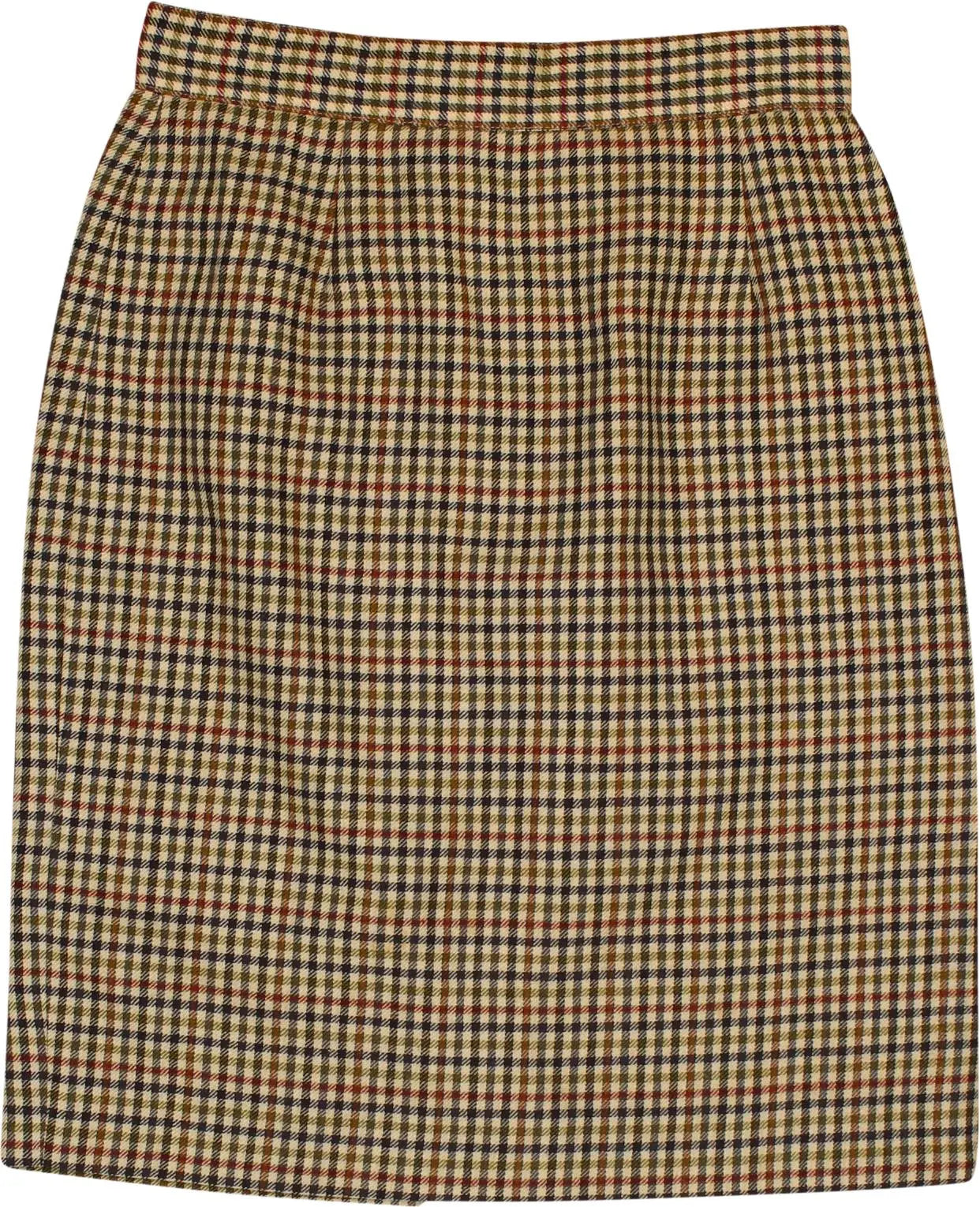 Bagarry - Checkered pencil skirt- ThriftTale.com - Vintage and second handclothing