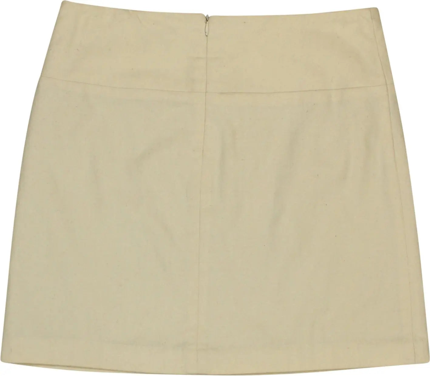 Banana Republic - White mini skirt- ThriftTale.com - Vintage and second handclothing