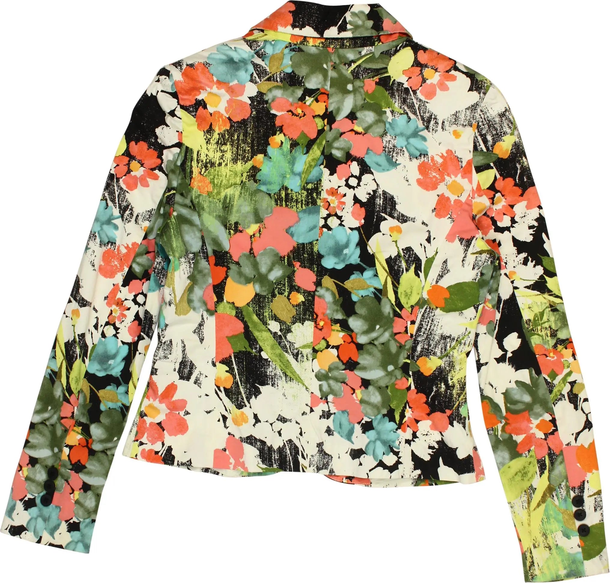 Bandolera - Floral Blazer- ThriftTale.com - Vintage and second handclothing