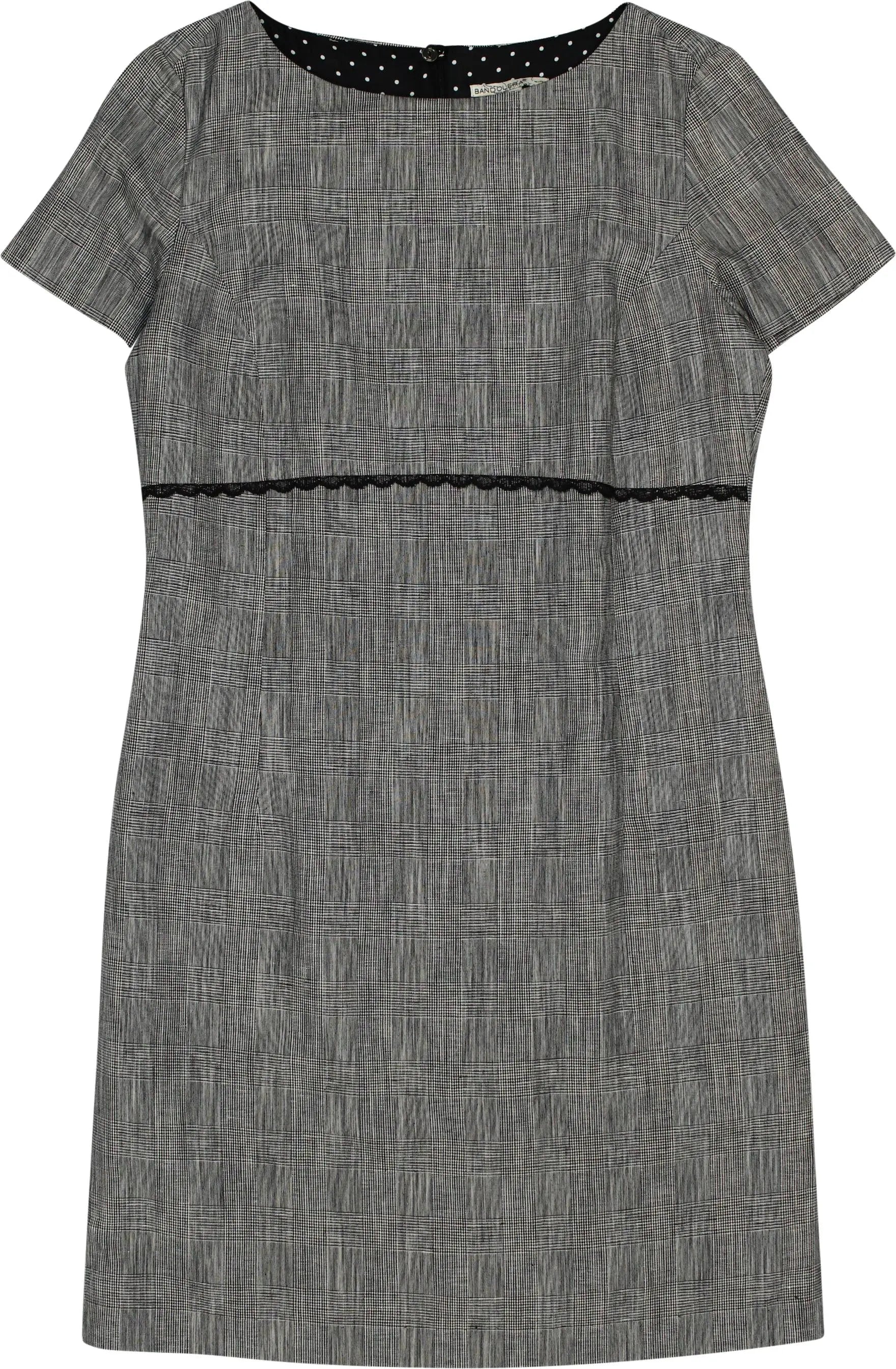 Bandolera - Grey Midi Dress- ThriftTale.com - Vintage and second handclothing