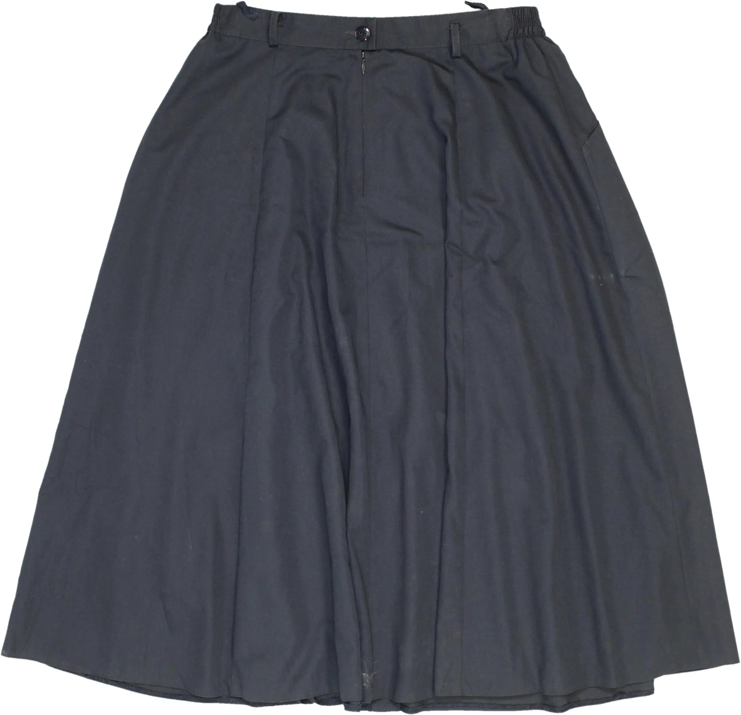 Bardehle - 80s Button Front Midi Skirt- ThriftTale.com - Vintage and second handclothing