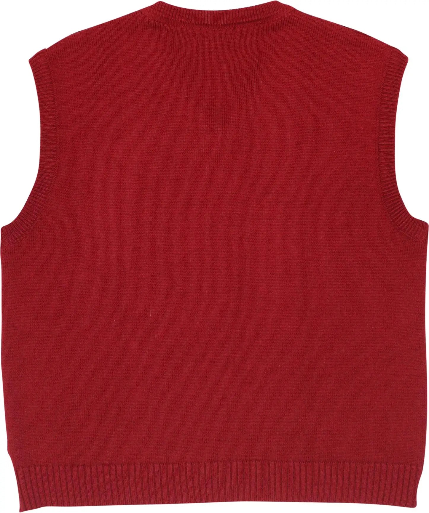 Barisal - Wool Blend Cable Knit Sweater Vest- ThriftTale.com - Vintage and second handclothing