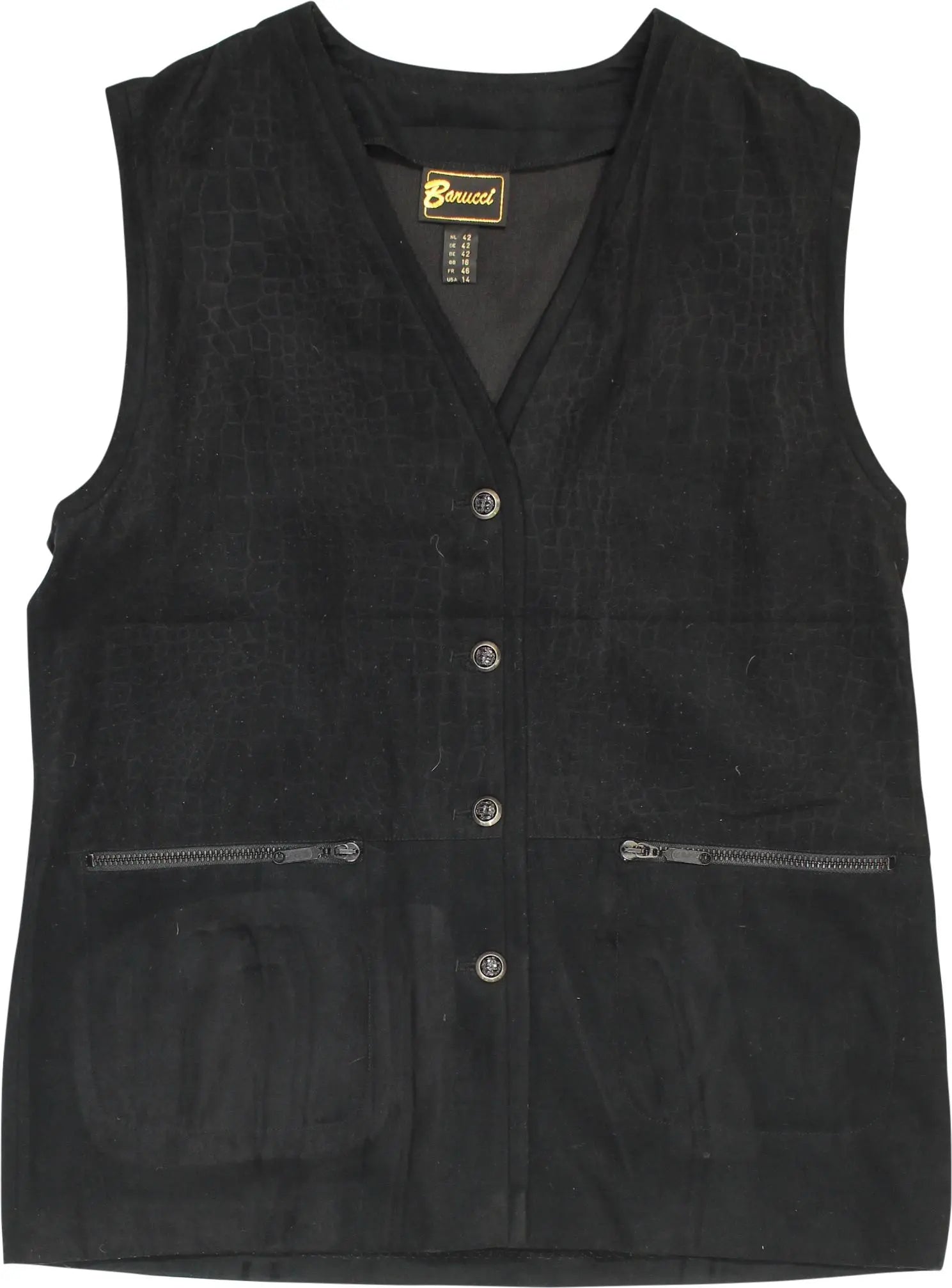Barucci - Waistcoat- ThriftTale.com - Vintage and second handclothing