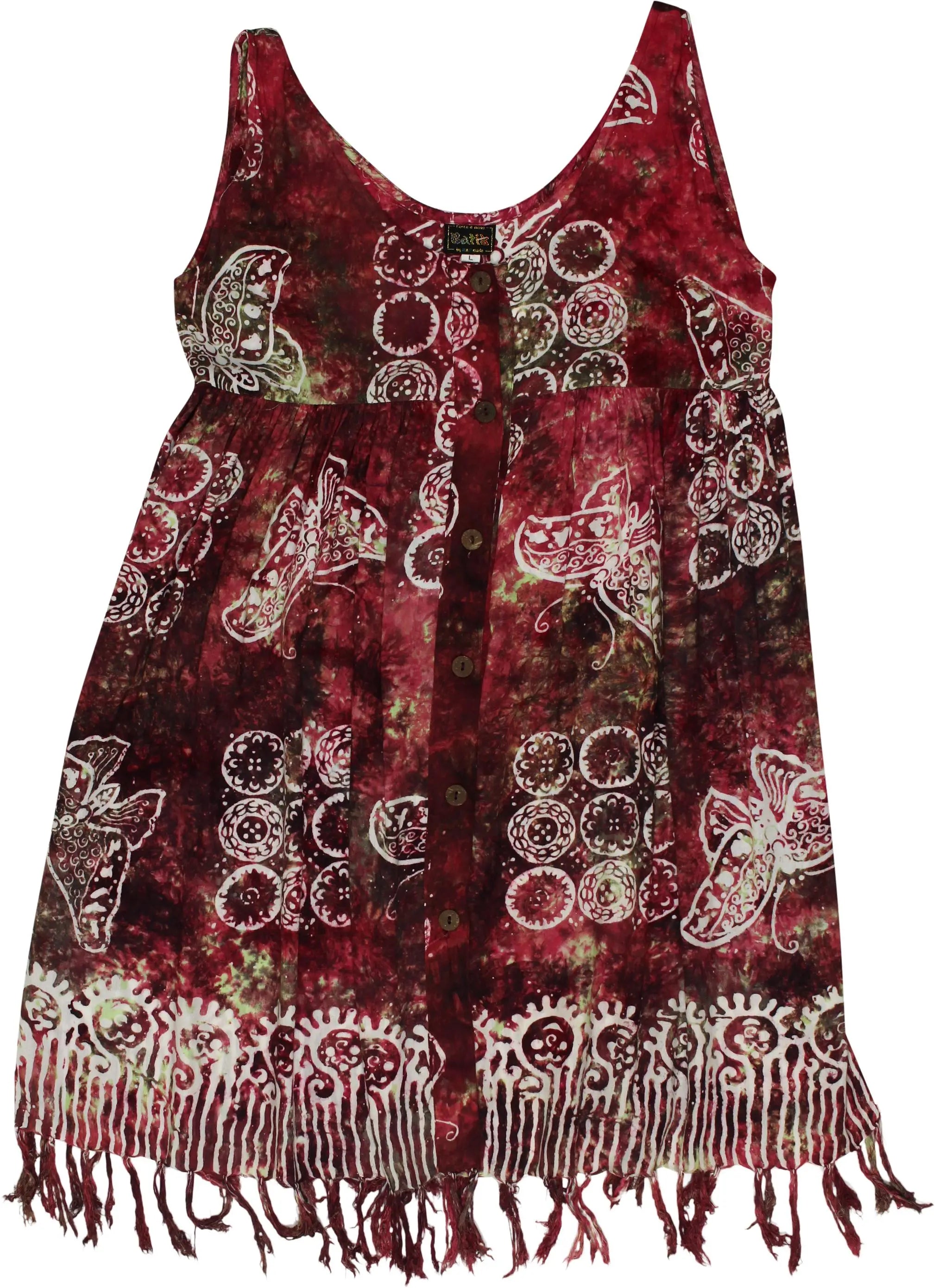 Batik - Batik Dress- ThriftTale.com - Vintage and second handclothing