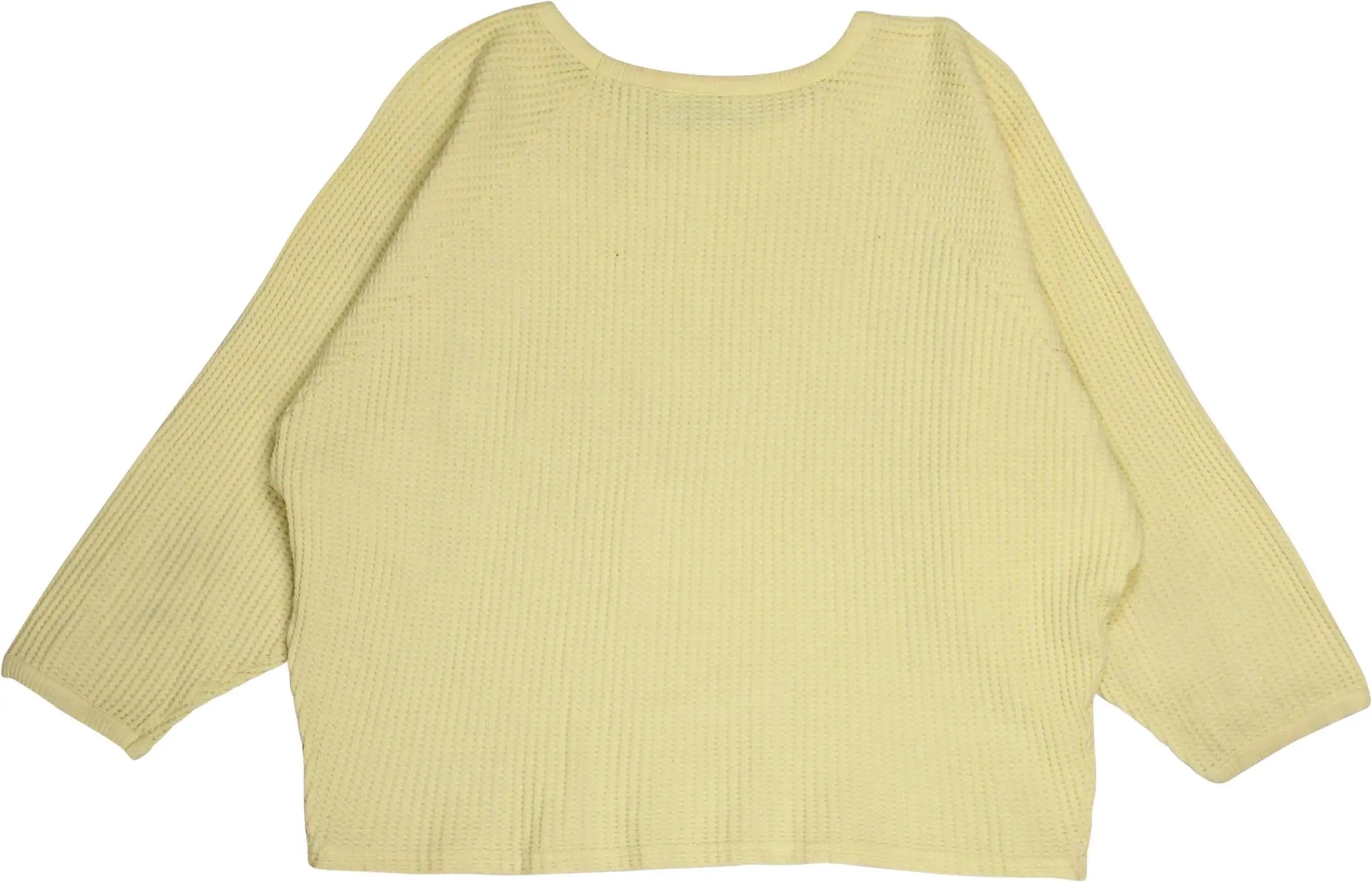Benetton - Waffle Fabric Jumper by Benetton- ThriftTale.com - Vintage and second handclothing
