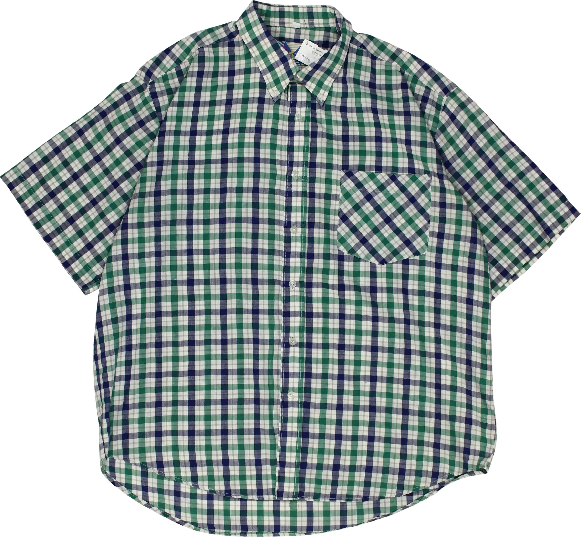 Benz - 90s Checkered Shirt- ThriftTale.com - Vintage and second handclothing