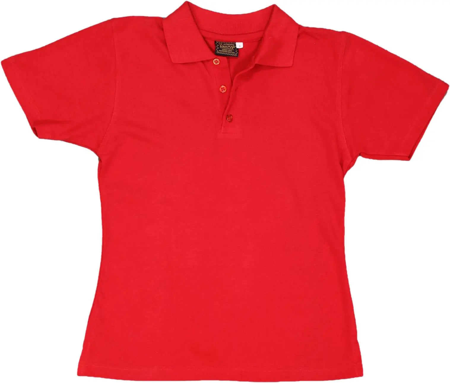 Besco - Red Polo Shirt- ThriftTale.com - Vintage and second handclothing