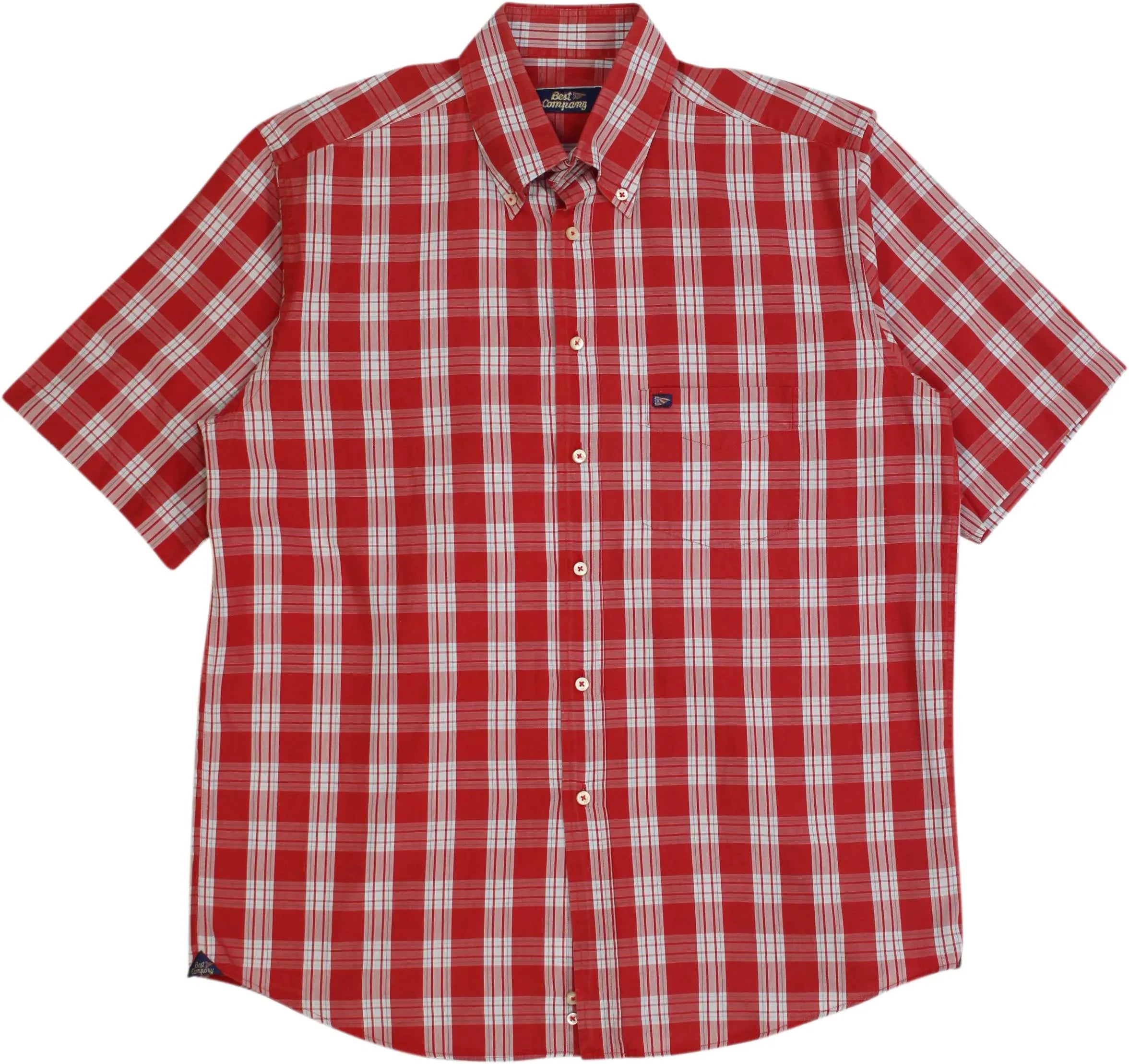Best Company - Checked Short Sleeve Shirt by Best Company- ThriftTale.com - Vintage and second handclothing