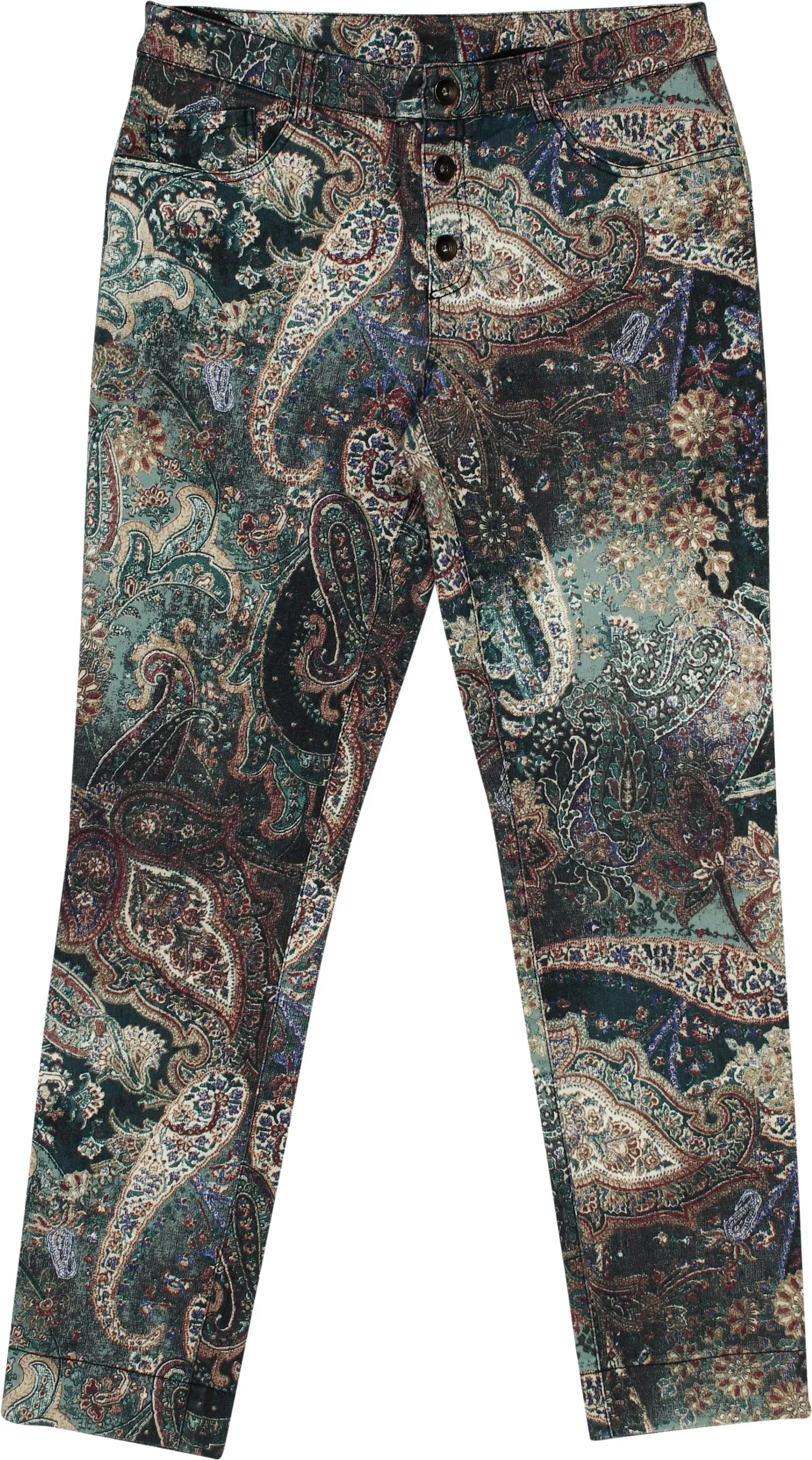 Best Connections - Paisley Print Jeans- ThriftTale.com - Vintage and second handclothing