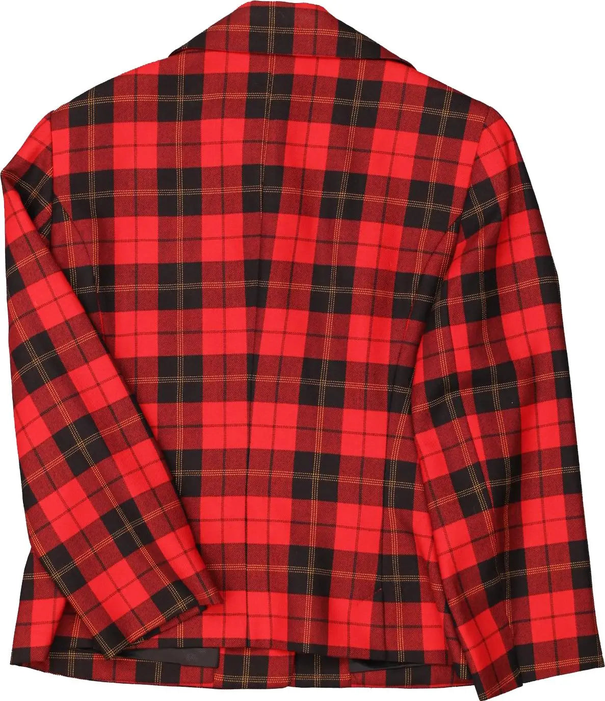 Betty Barclay - Pure Wool Tartan Jacket- ThriftTale.com - Vintage and second handclothing