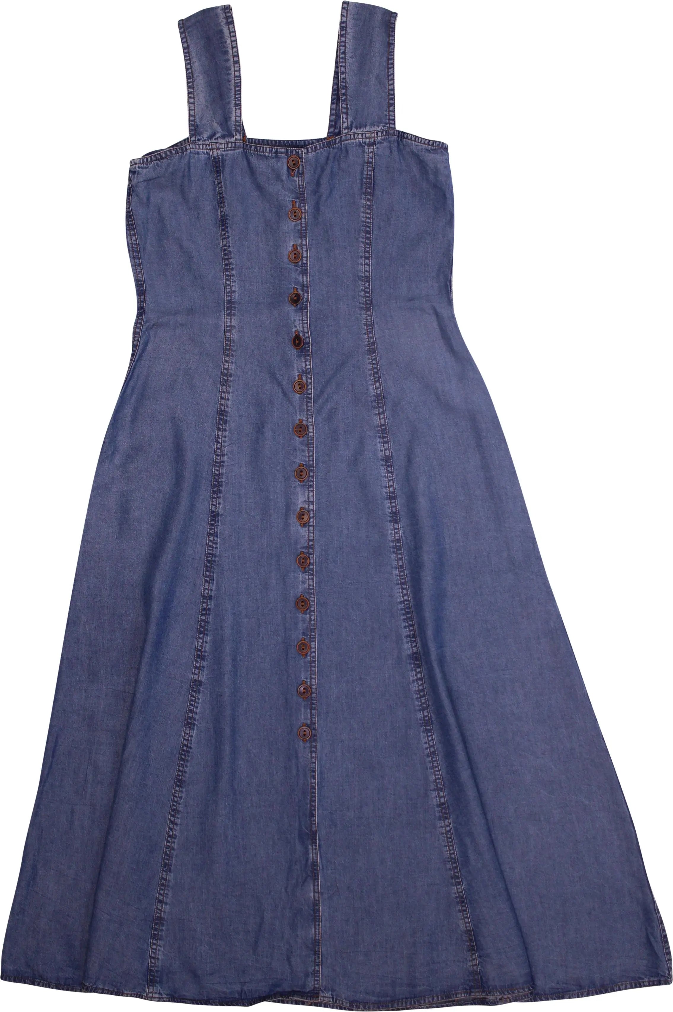 Bianca - Maxi Dress Denim- ThriftTale.com - Vintage and second handclothing