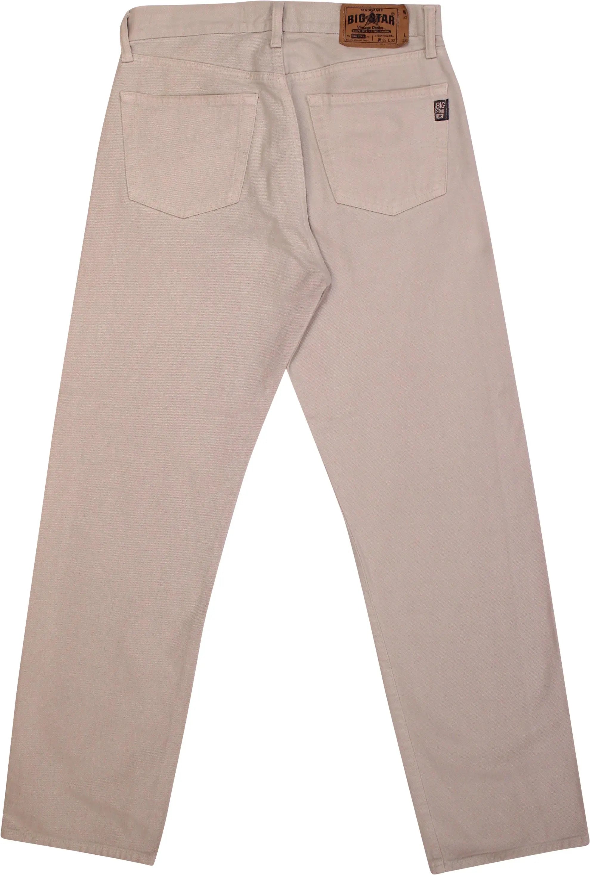 Big Star - Beige Regular Jeans- ThriftTale.com - Vintage and second handclothing