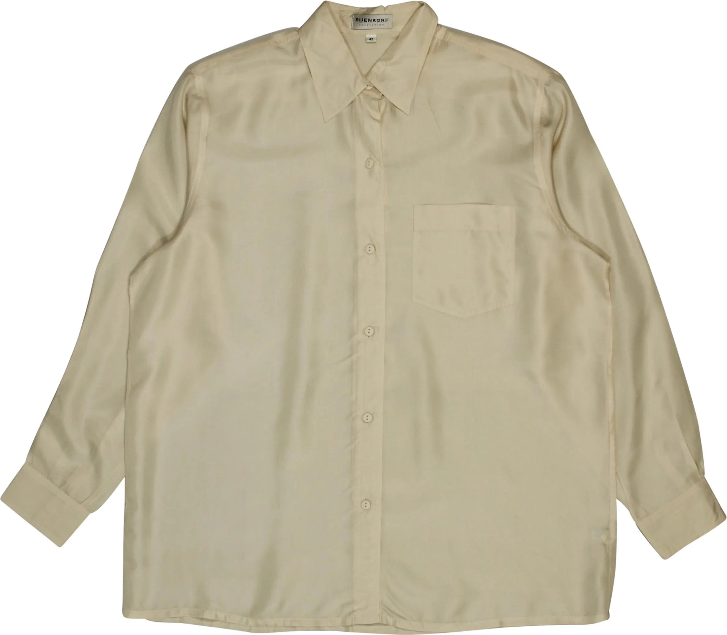 Bijenkorf - Silk Shirt- ThriftTale.com - Vintage and second handclothing