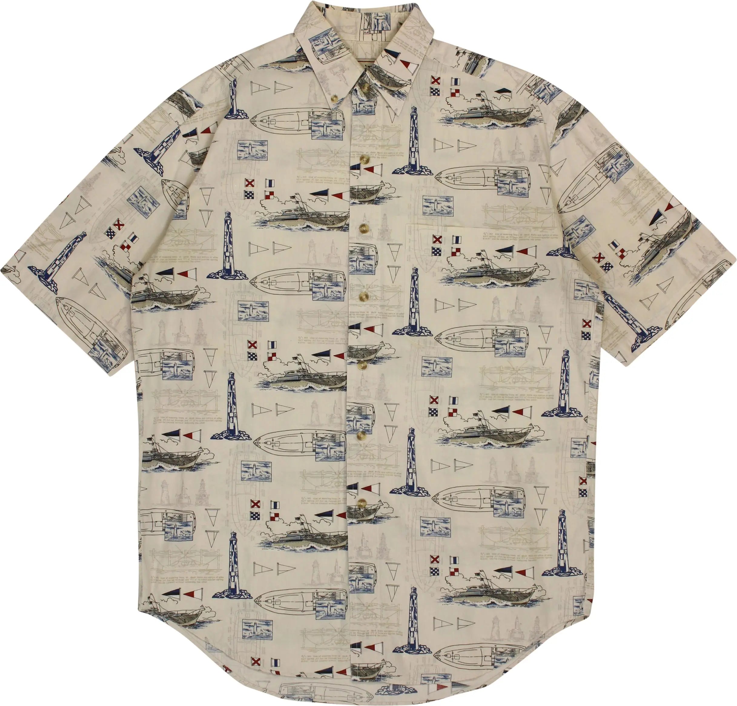 Bimini Bay - 00s Hawaiian Shirt- ThriftTale.com - Vintage and second handclothing