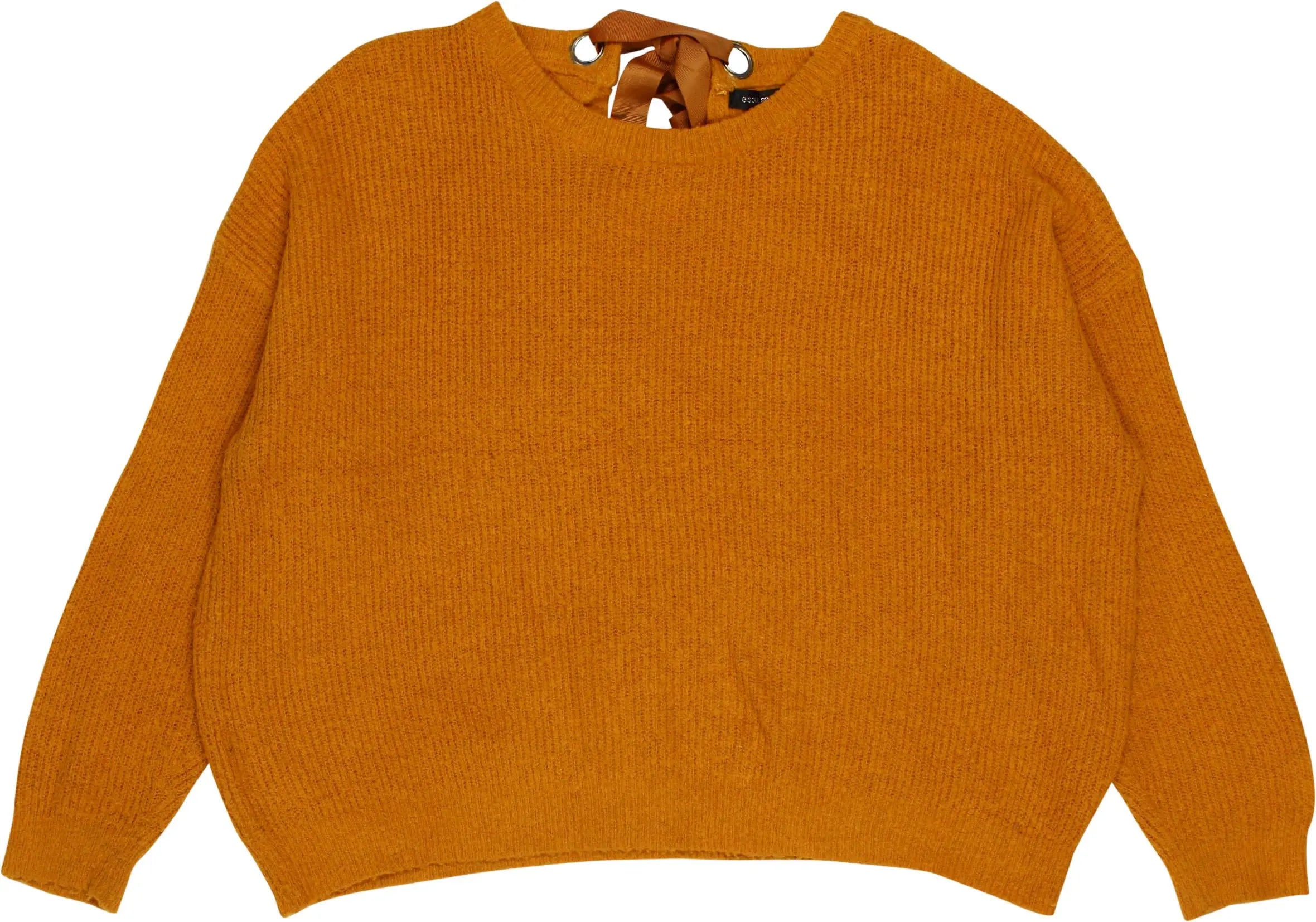 Bisou's project - Yellow Plain Jumper- ThriftTale.com - Vintage and second handclothing