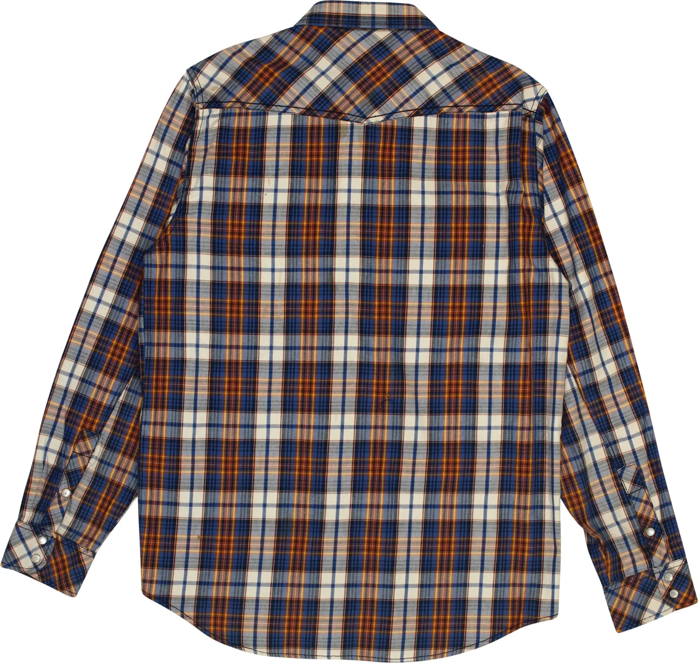 Black Bull - Checkered Shirt- ThriftTale.com - Vintage and second handclothing
