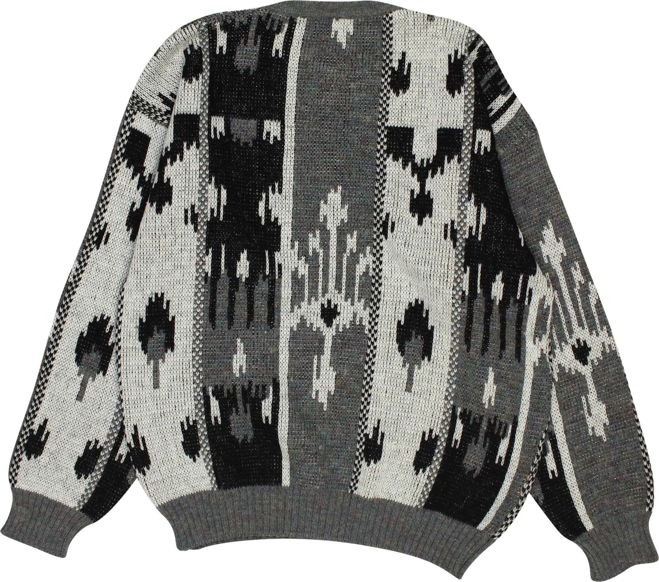 Black Star - 90s Wool Blend Jumper- ThriftTale.com - Vintage and second handclothing