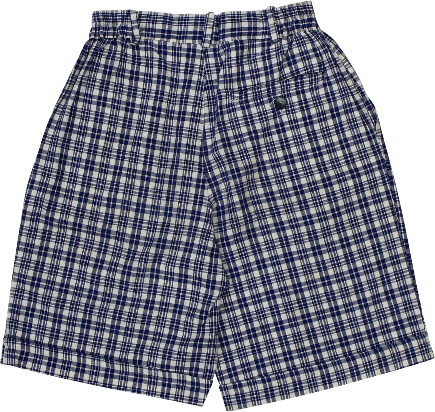 Blu Line - Checked Shorts- ThriftTale.com - Vintage and second handclothing