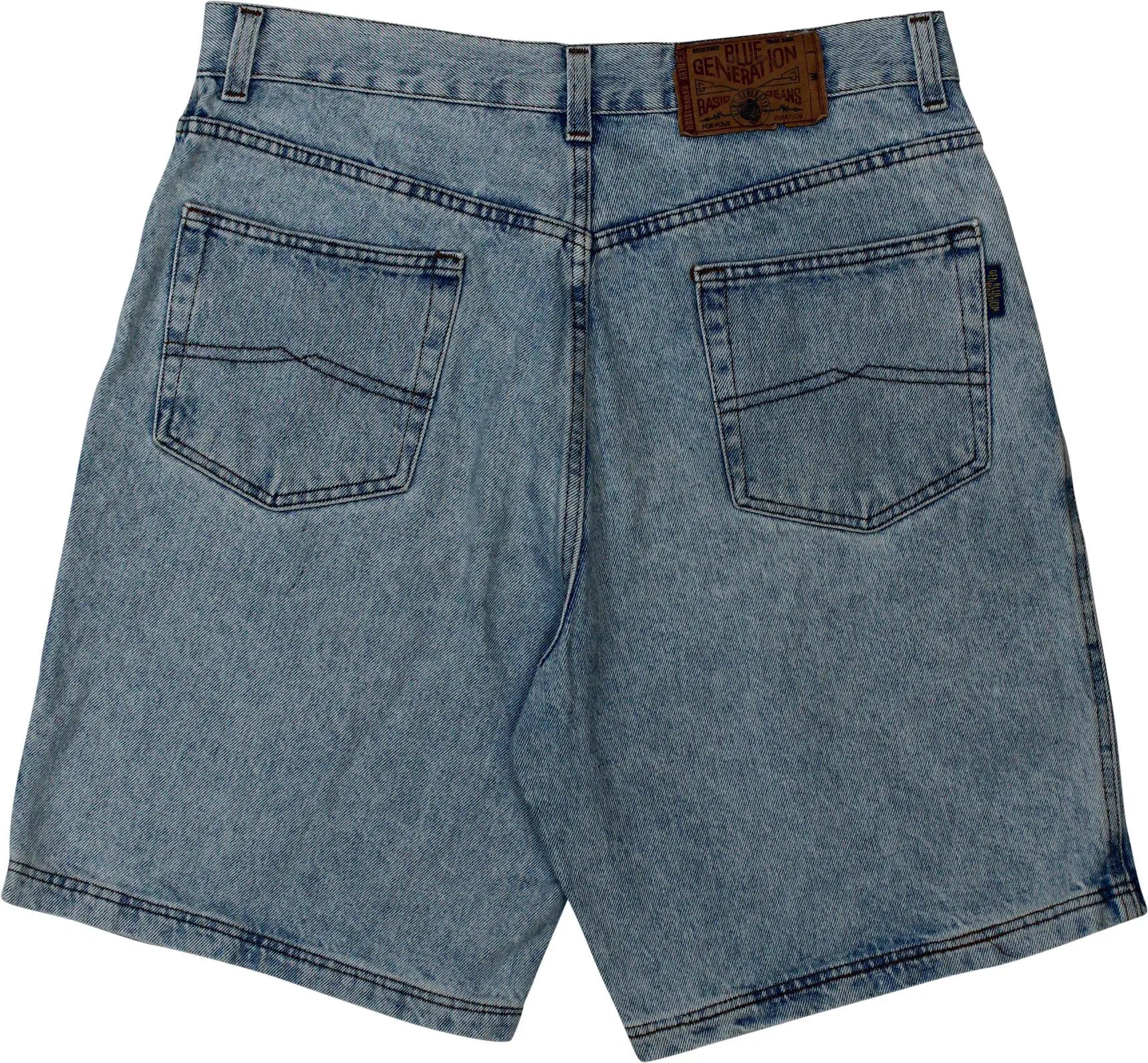 Blue Generation - Vintage Denim Shorts- ThriftTale.com - Vintage and second handclothing