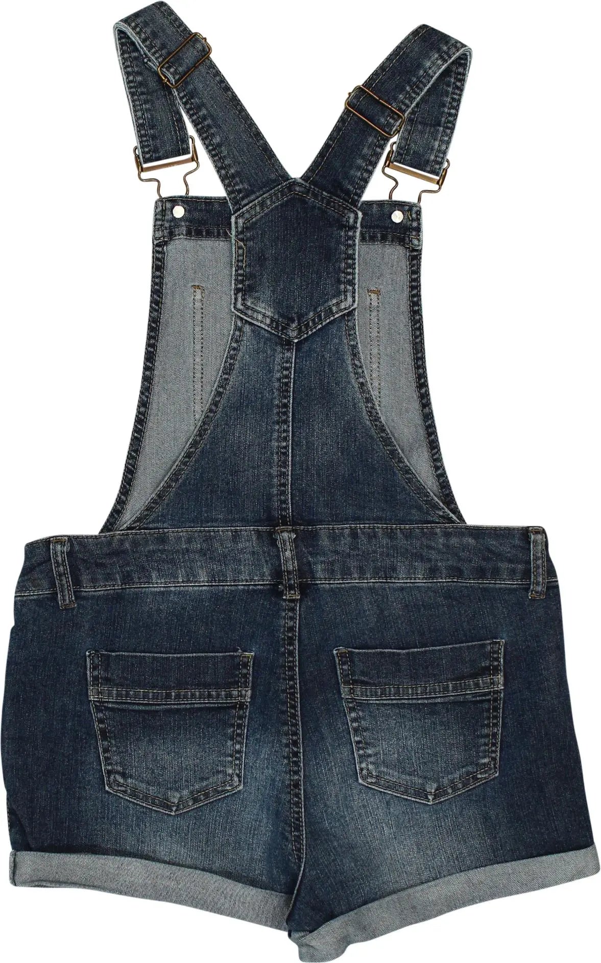 Blue Spice - Short Denim Overall- ThriftTale.com - Vintage and second handclothing