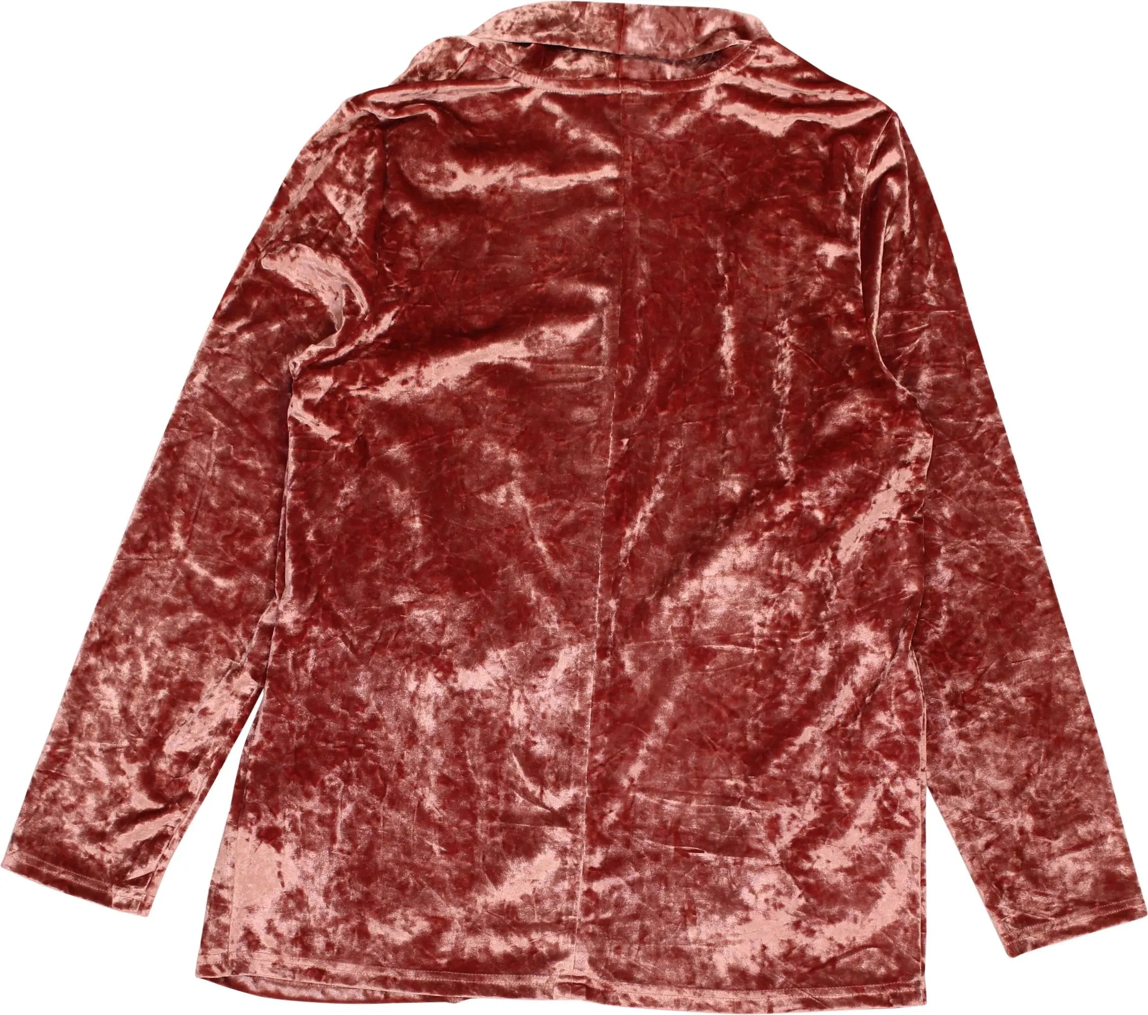Bodyflirt - Velvet Cardigan- ThriftTale.com - Vintage and second handclothing