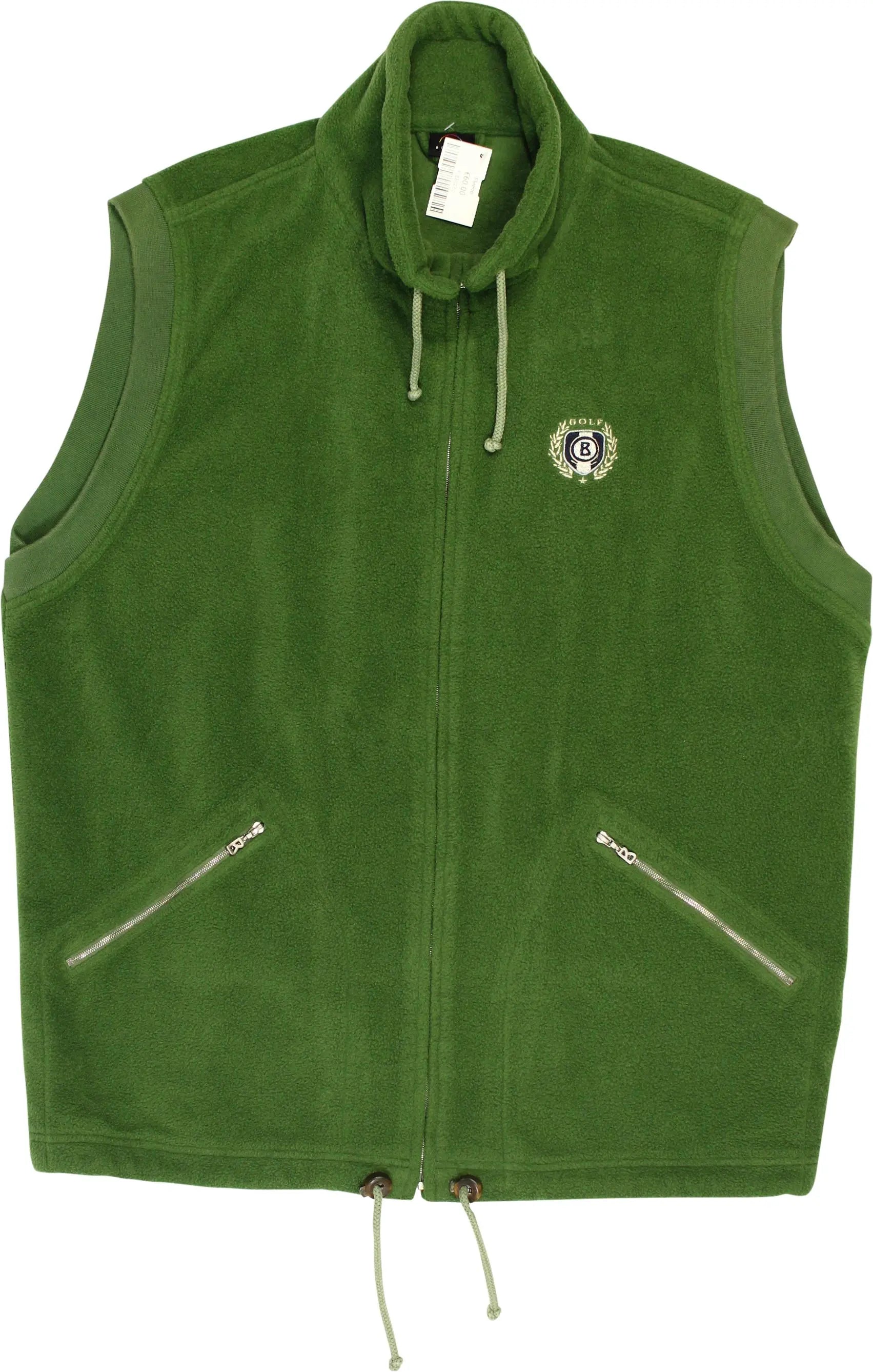 Bogner - Green sleeveless fleece- ThriftTale.com - Vintage and second handclothing