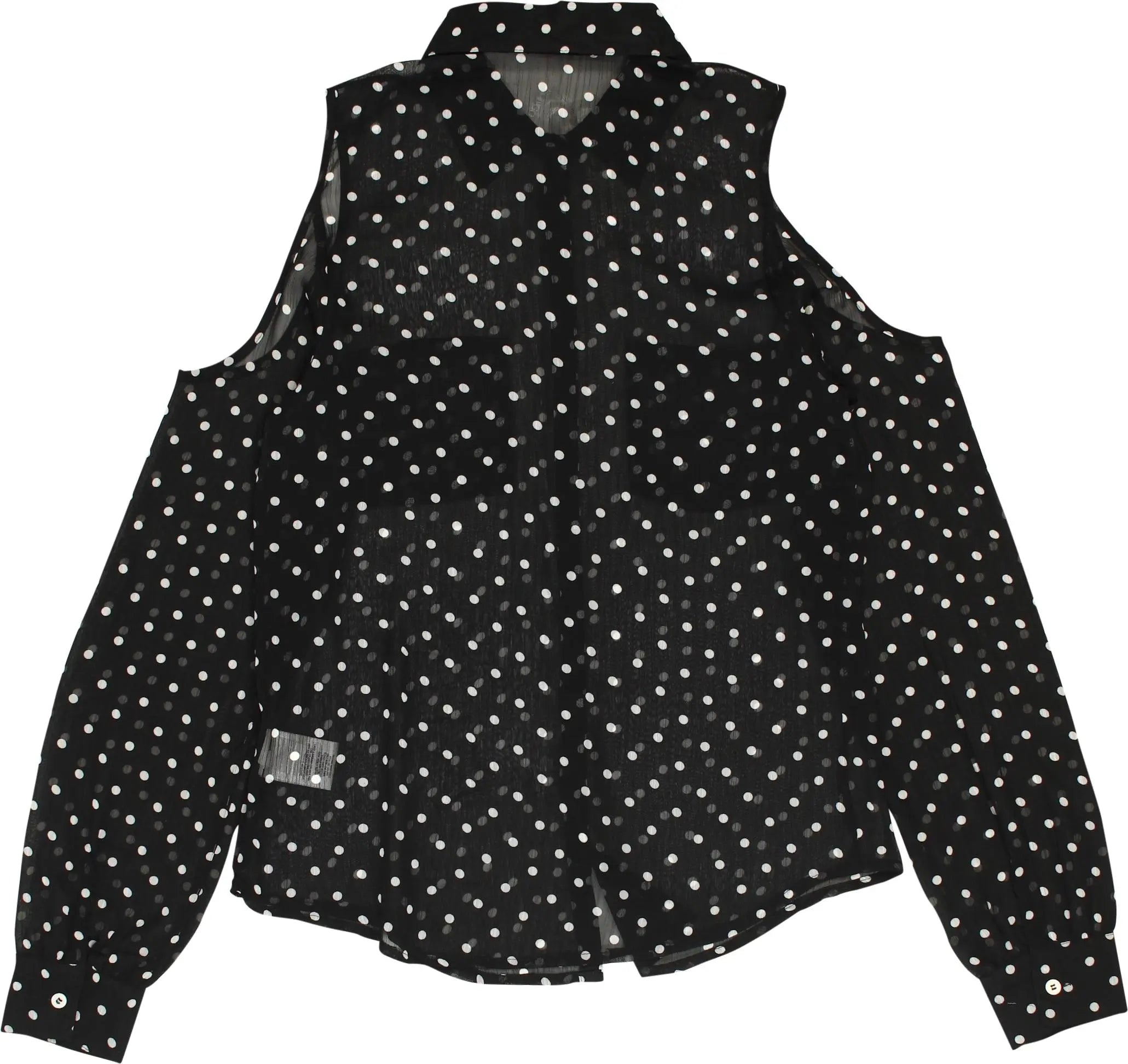 Bongo - Polkadot Blouse- ThriftTale.com - Vintage and second handclothing
