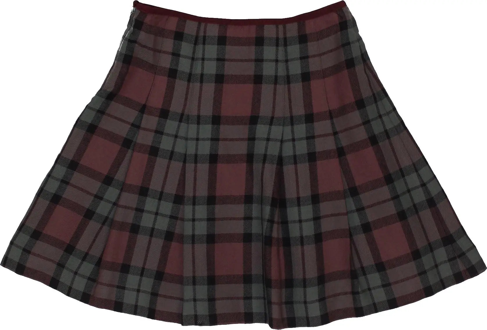 Bonpoint - Checked Pleated Skirt by Bompoint- ThriftTale.com - Vintage and second handclothing