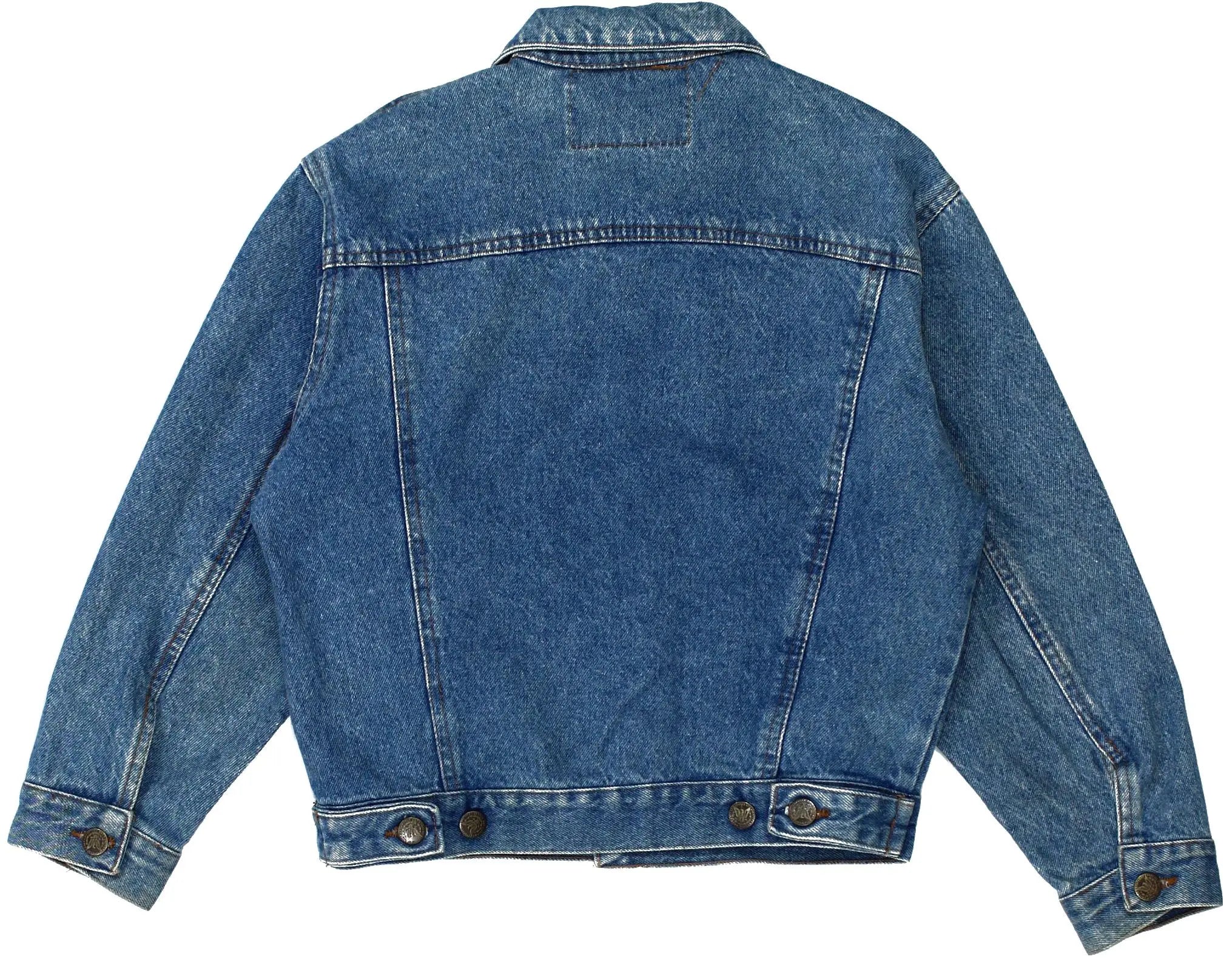 Brick & Chatter - Blue Denim Jacket- ThriftTale.com - Vintage and second handclothing