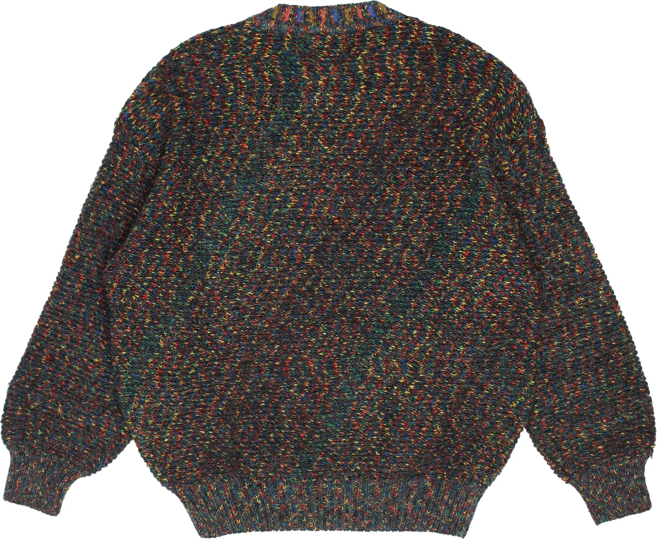 Brolly & Braces - Colourful Knitted Jumper- ThriftTale.com - Vintage and second handclothing