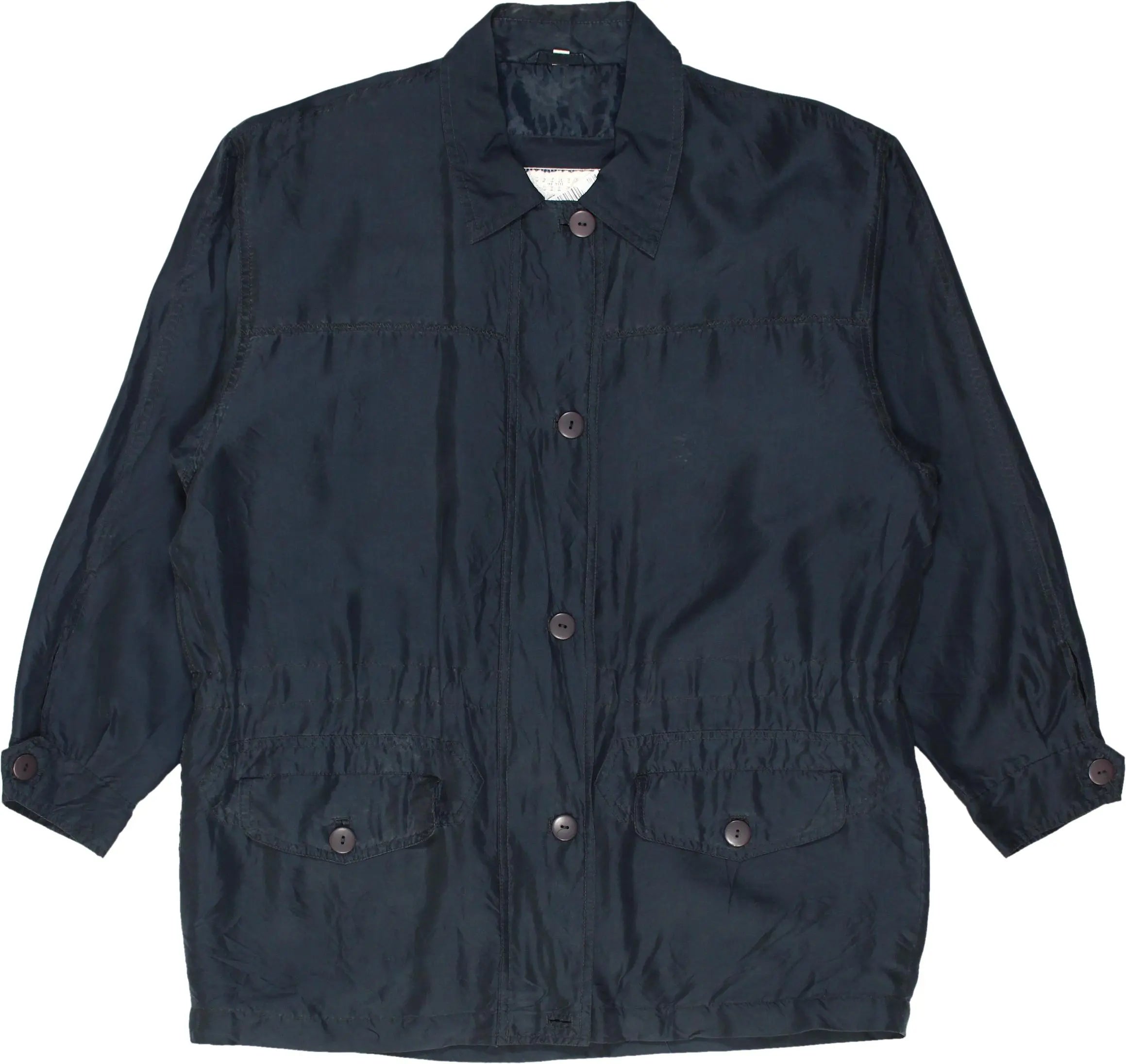 Brugi - 90s Silk Jacket- ThriftTale.com - Vintage and second handclothing