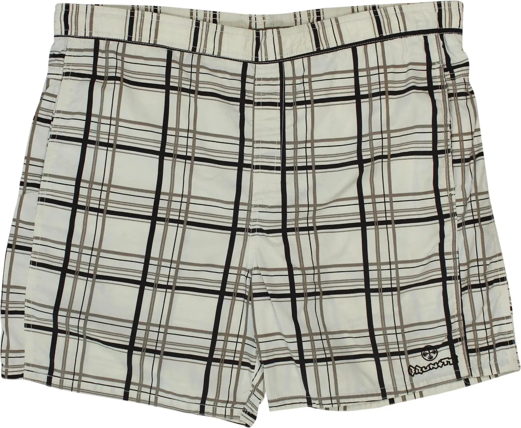 Brunotti - Checked Swim Trunks- ThriftTale.com - Vintage and second handclothing