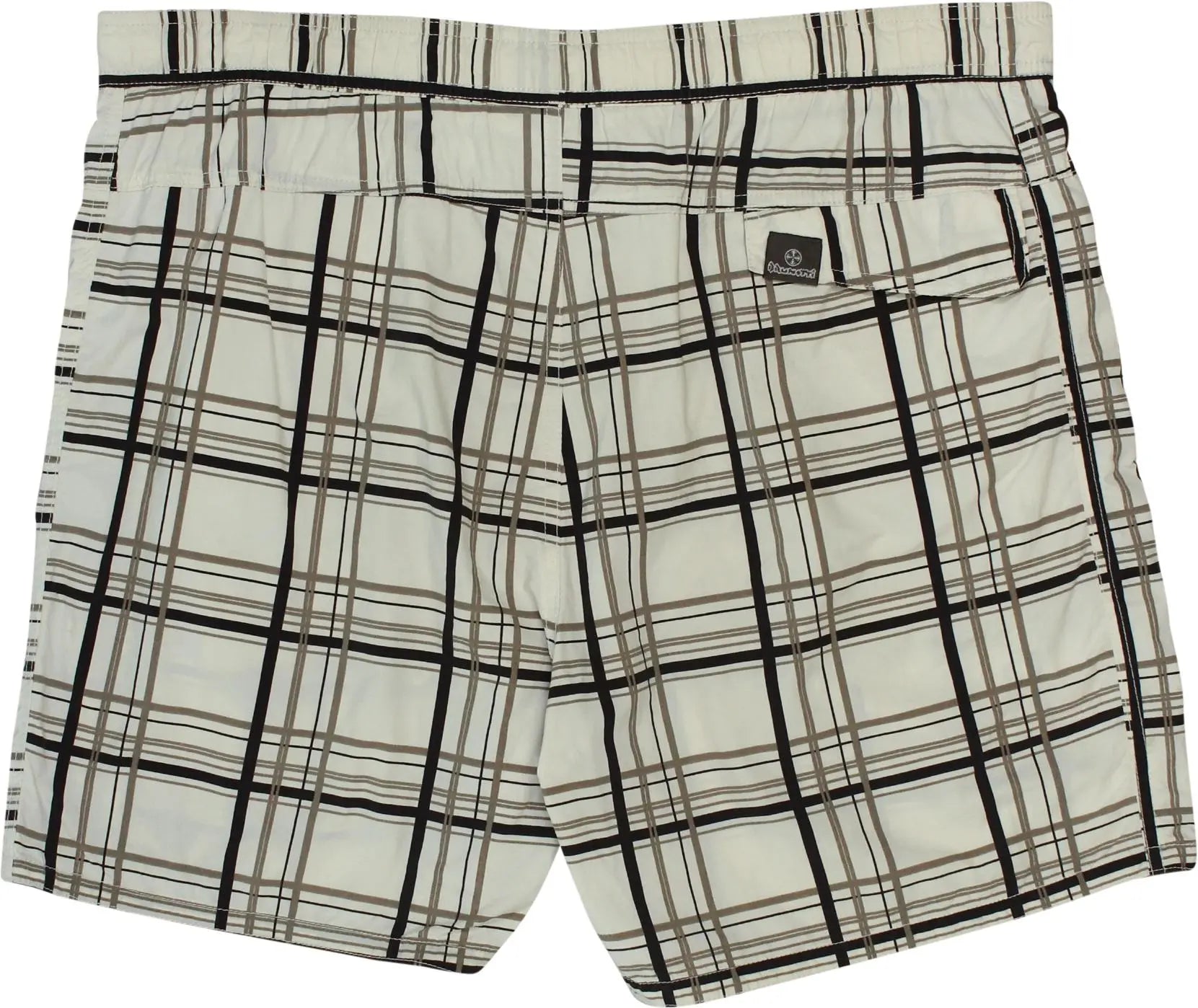 Brunotti - Checked Swim Trunks- ThriftTale.com - Vintage and second handclothing