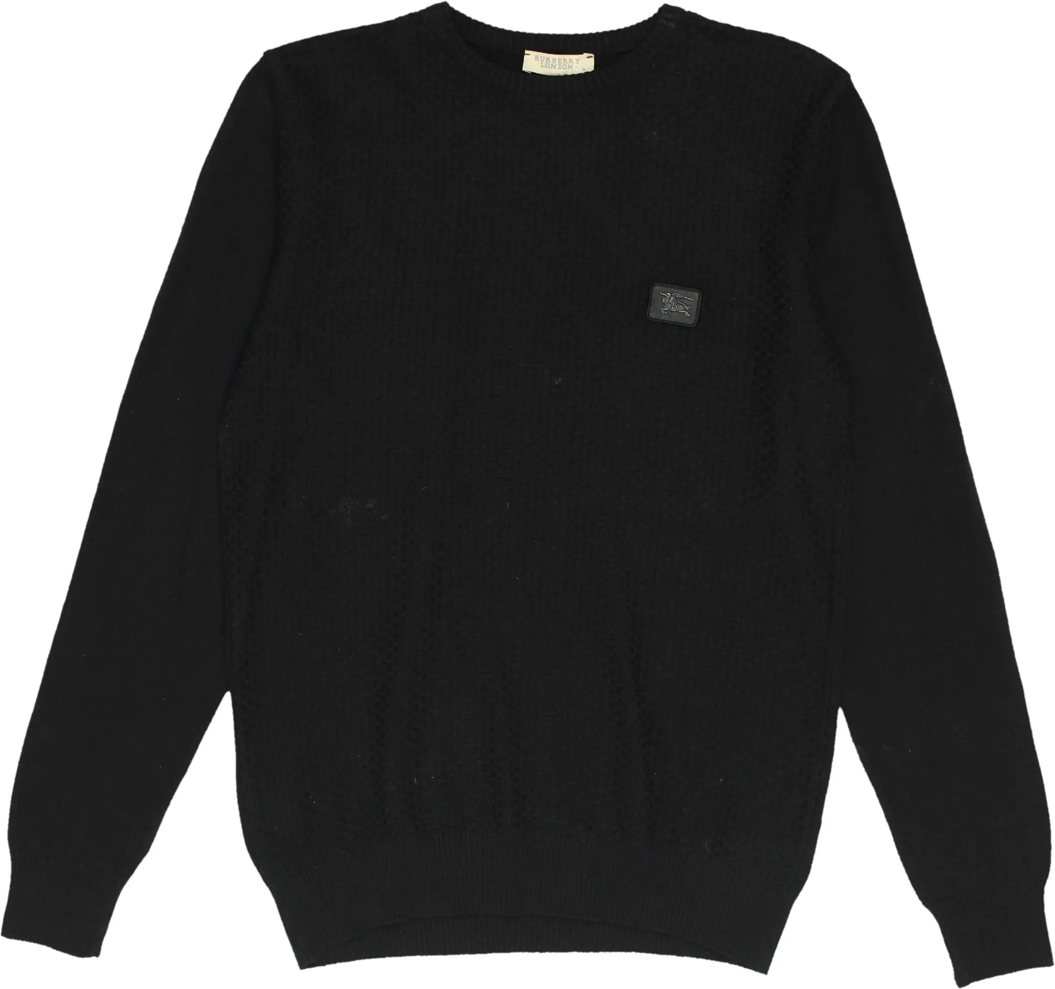 Burberry - Black Jumper by Burberry- ThriftTale.com - Vintage and second handclothing