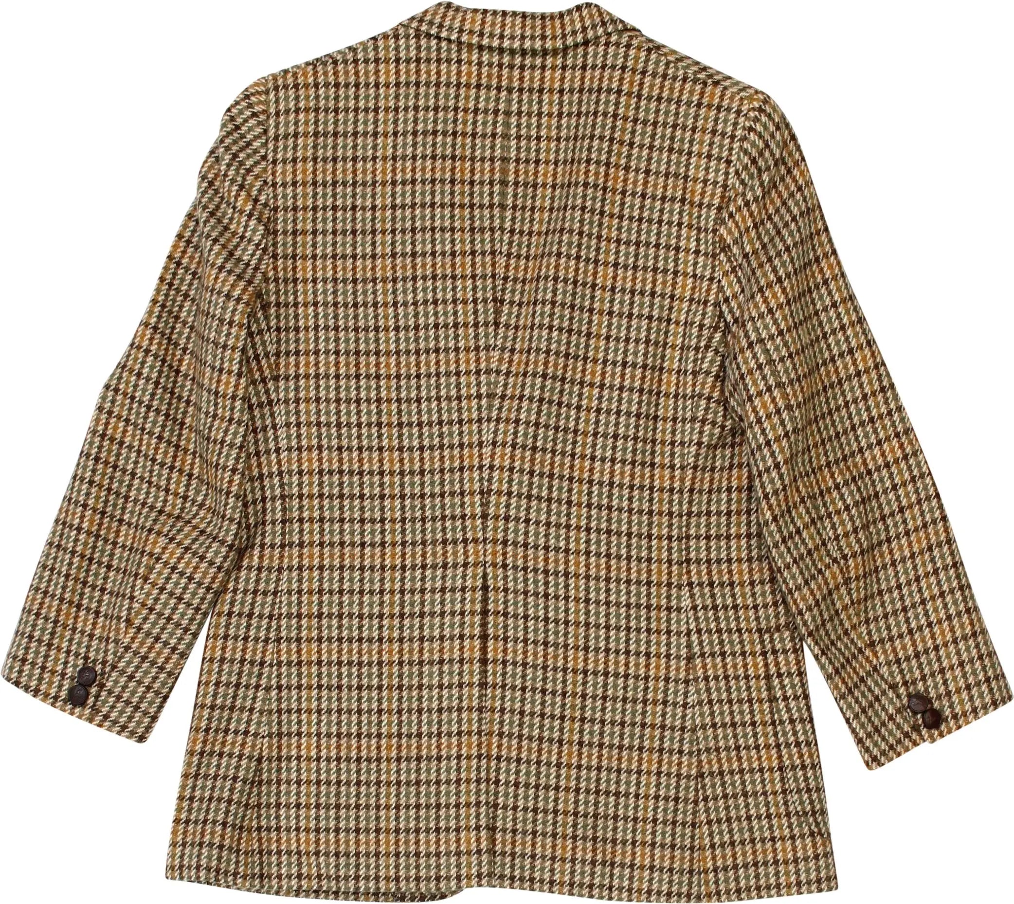 Burberry - Checked Wool Blazer by Burberry- ThriftTale.com - Vintage and second handclothing