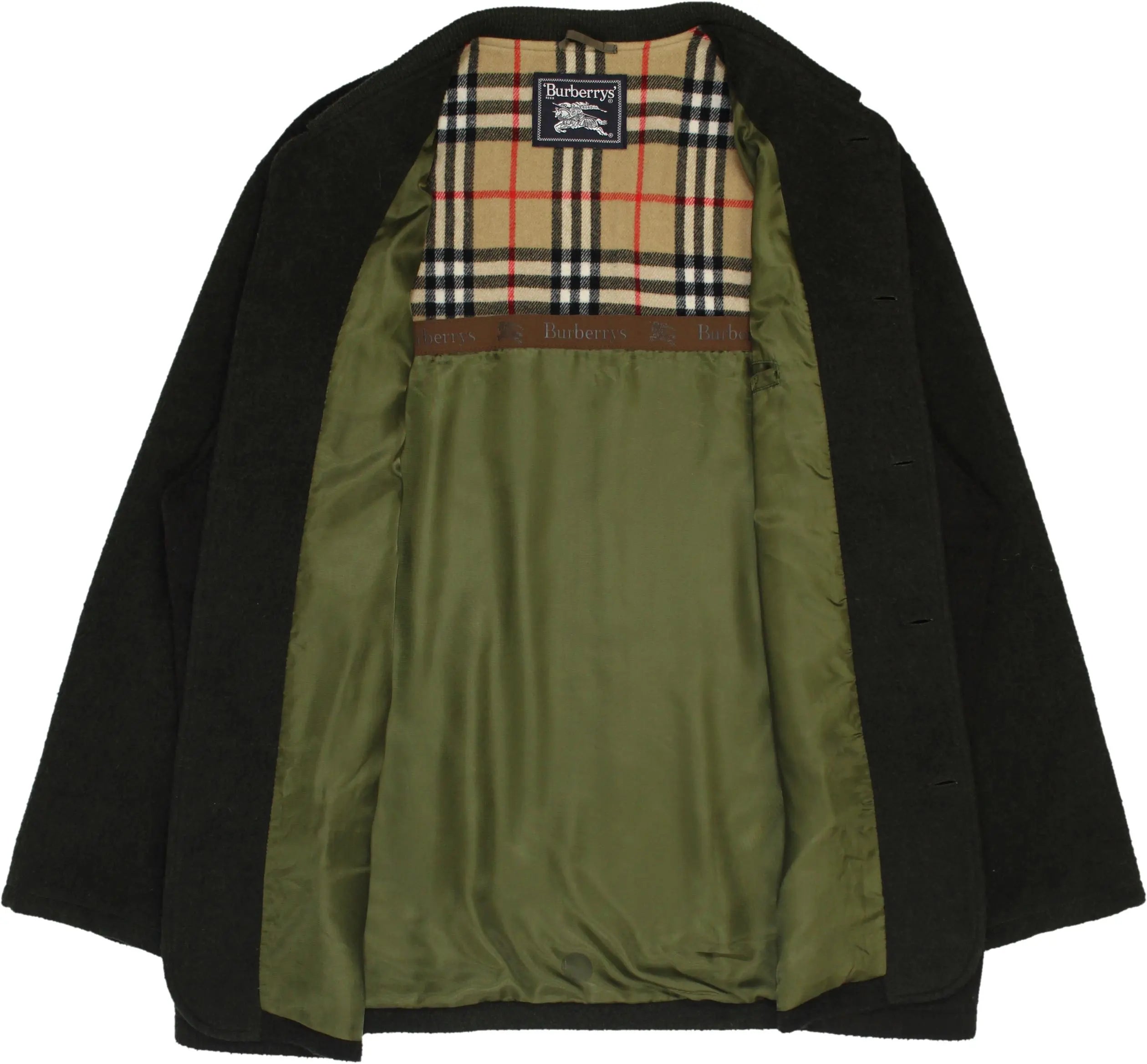 Burberry - Wool Coat by Burberry- ThriftTale.com - Vintage and second handclothing