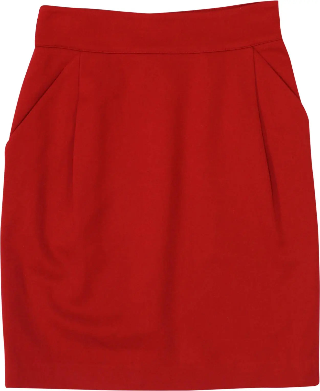 Byblos - Red Wool Skirt by Byblos- ThriftTale.com - Vintage and second handclothing